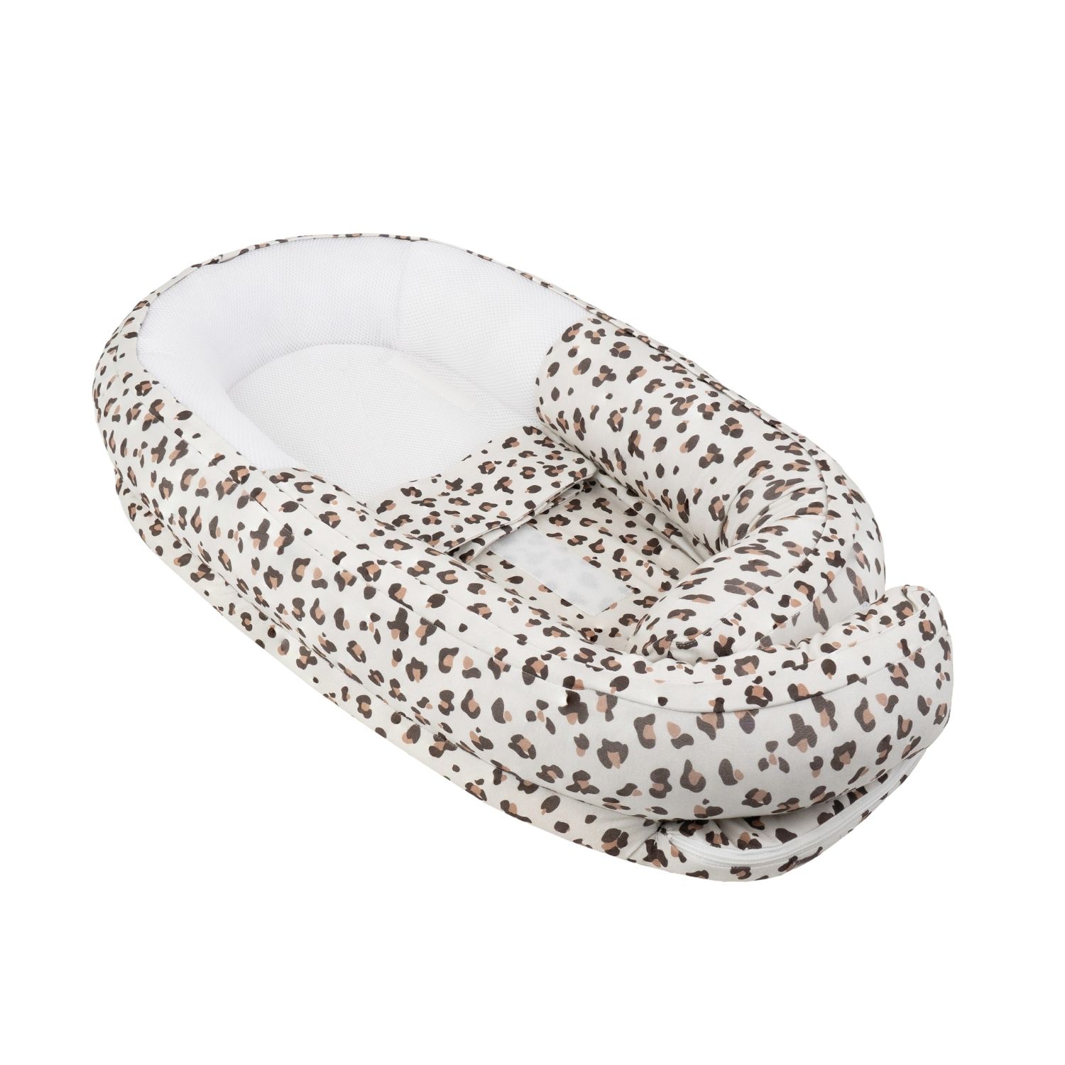 Doomoo Cocoon hnízdečko, Leopard Cream
