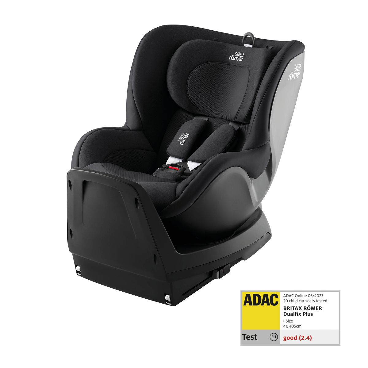 Autosedačka Dualfix Plus Style, Carbon Black