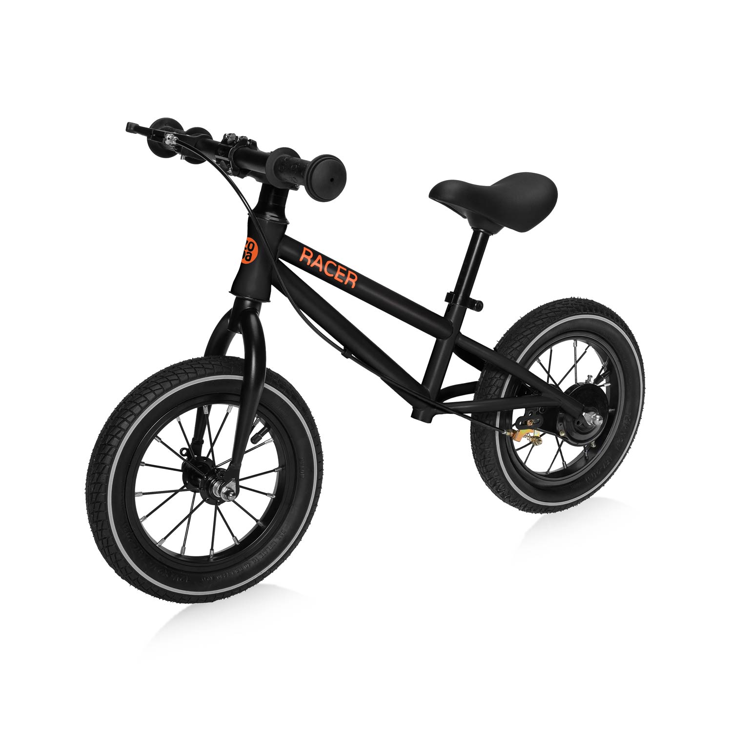 Odrážedlo Racer s brzdou, Charcoal Black