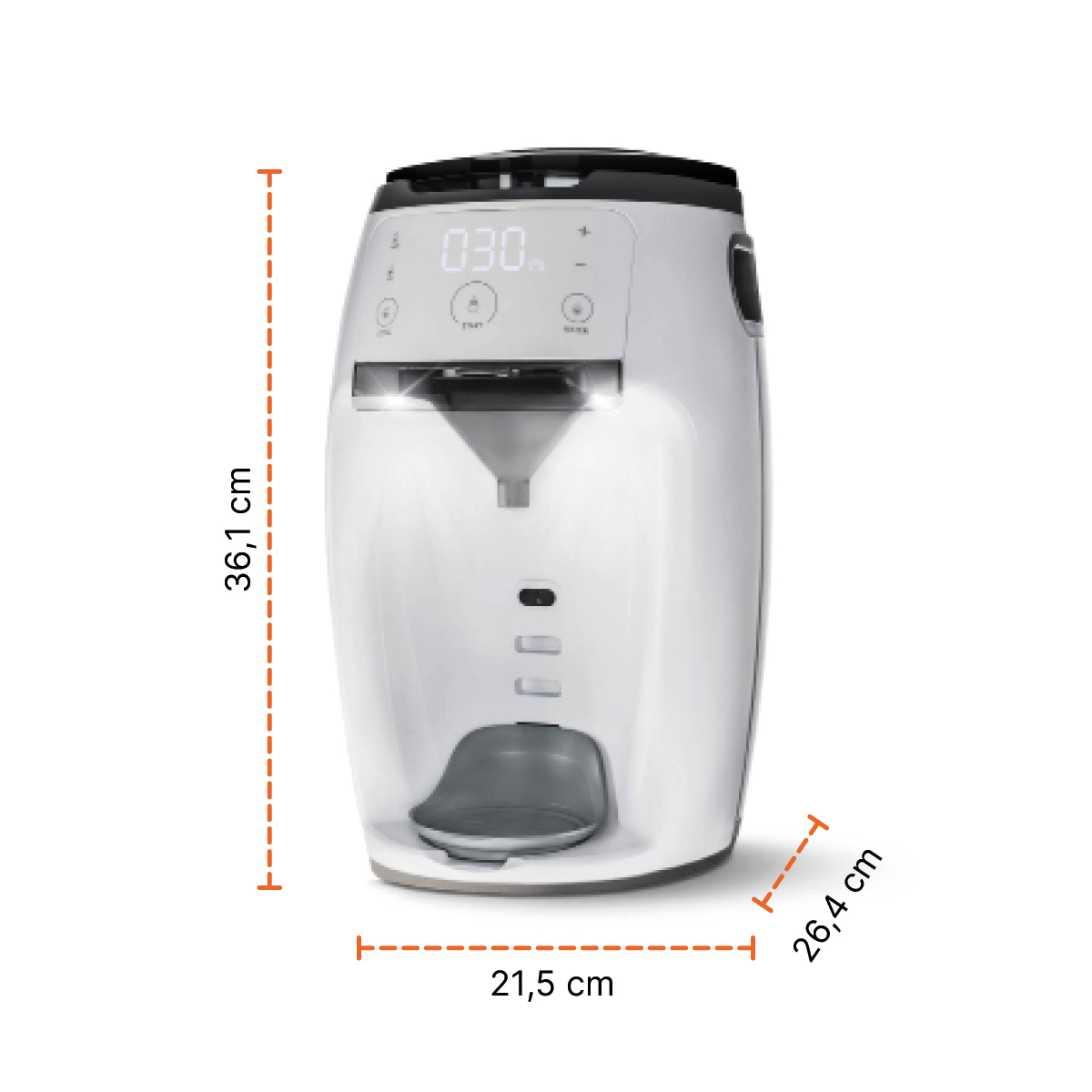 Přístroj na přípravu kojeneckého mléka Babyccino, White