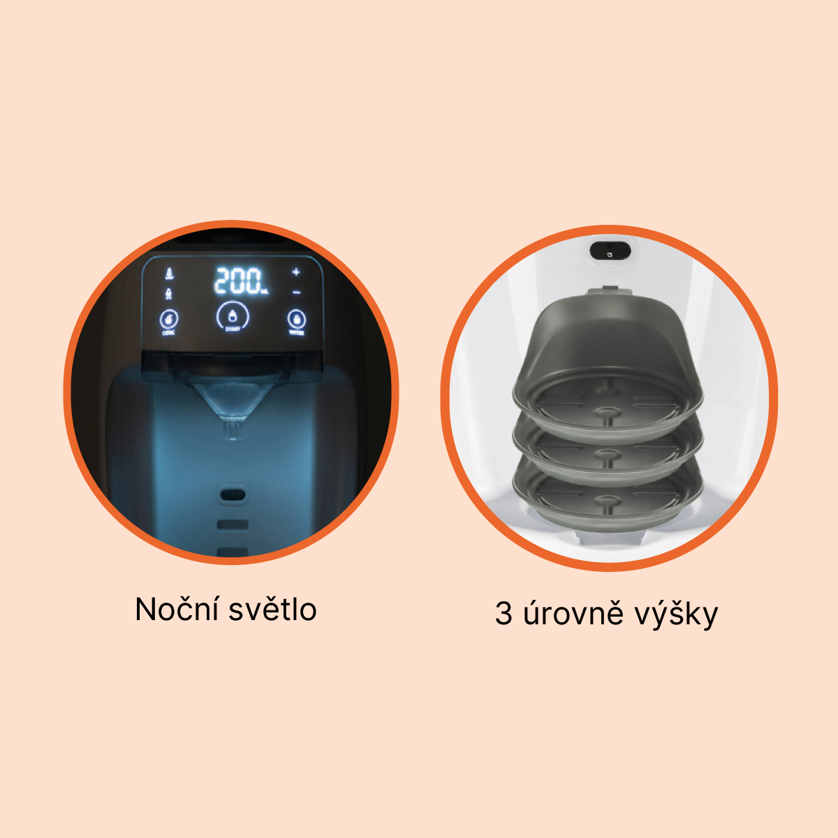 Přístroj na přípravu kojeneckého mléka Babyccino, White