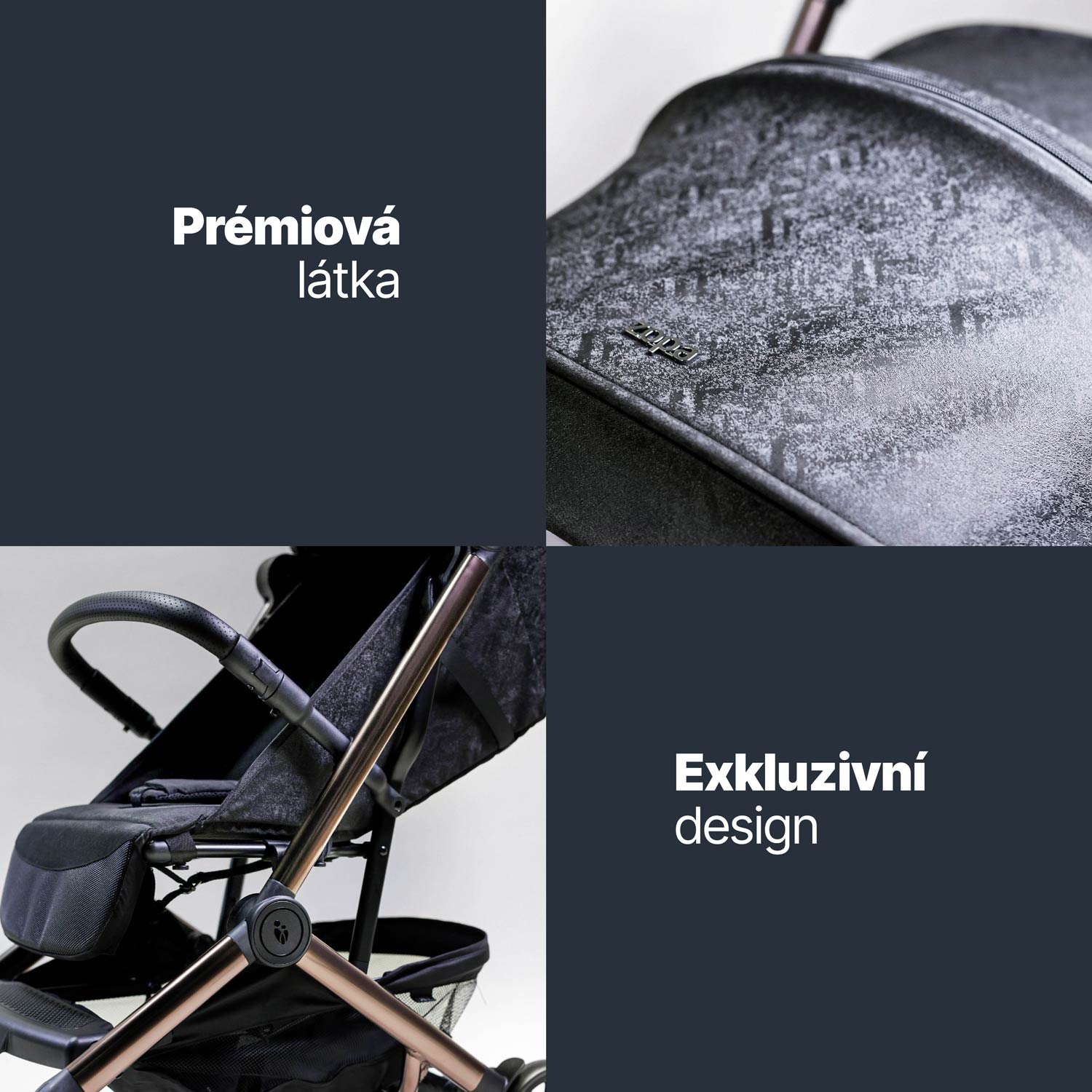 Sportovní kočárek Jet, Quartz Black