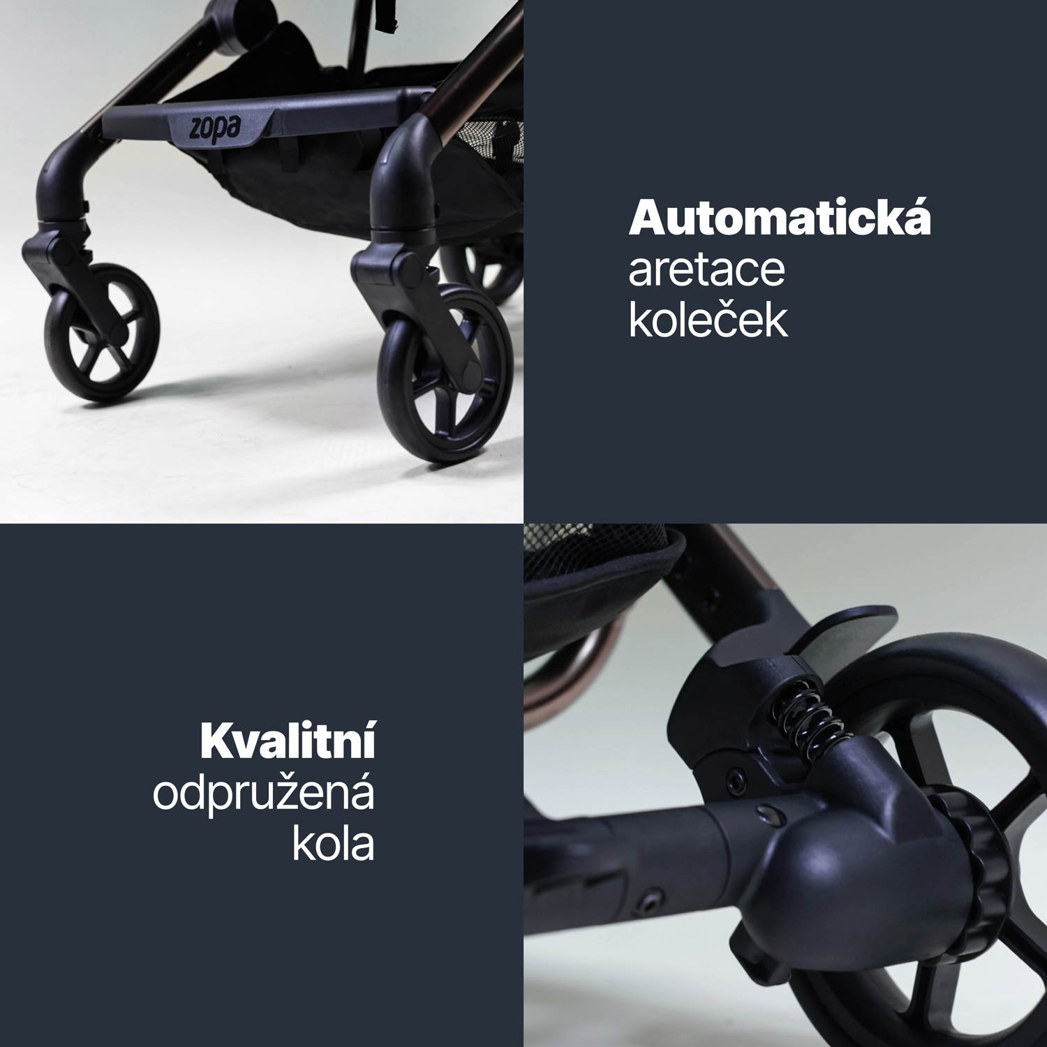 Sportovní kočárek Jet, Quartz Black