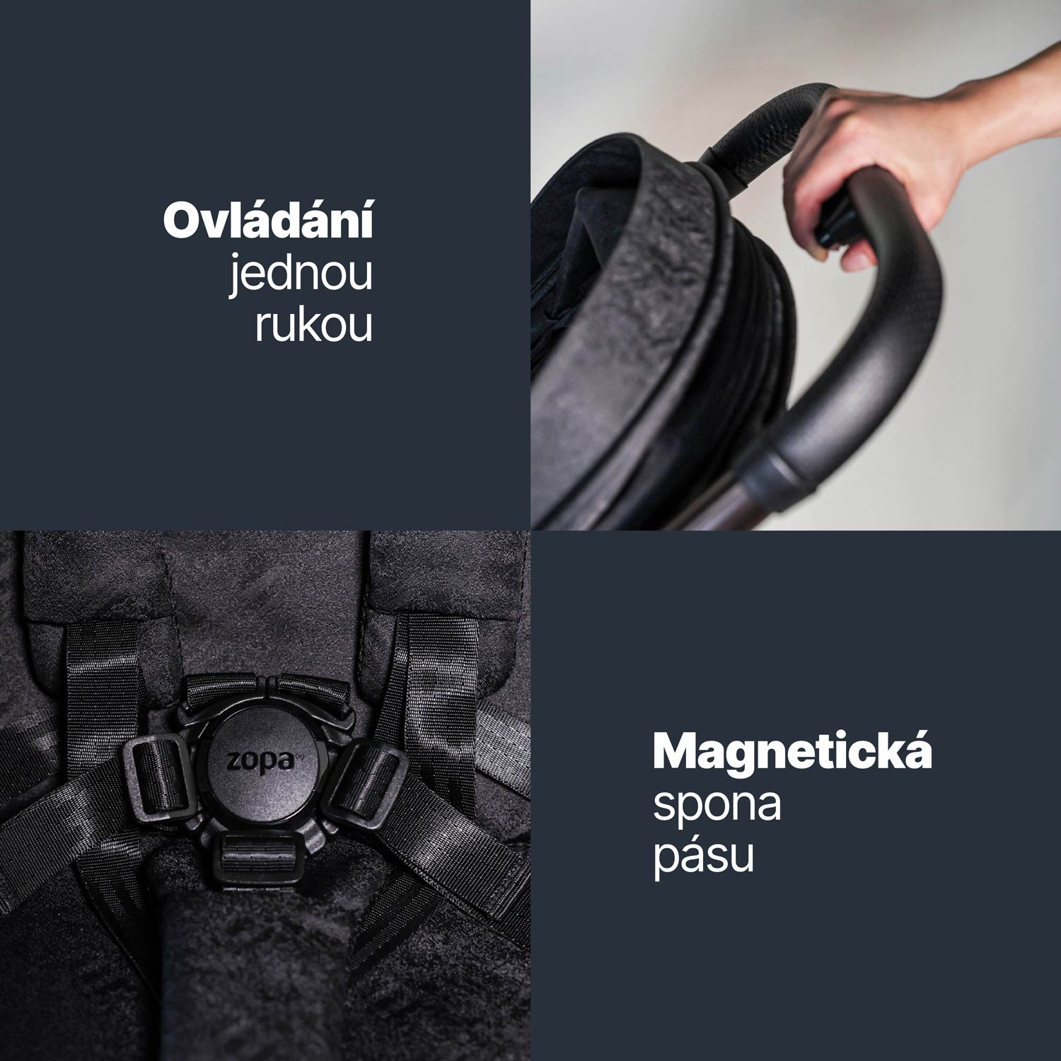 Sportovní kočárek Jet, Quartz Black