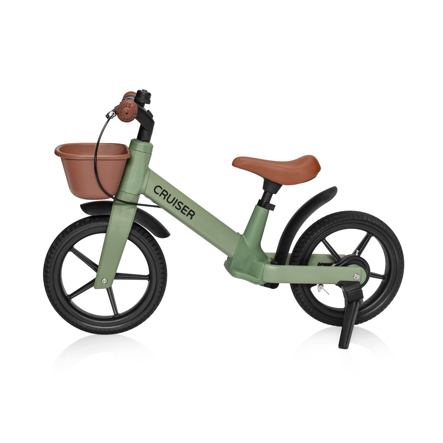 Odrážedlo Cruiser s brzdou, District Brown