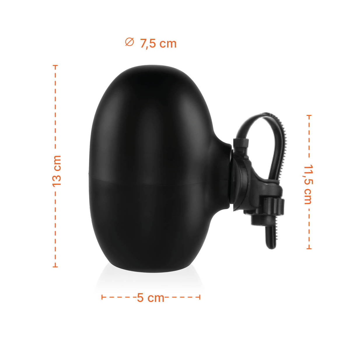 Houpadlo kočárku přenosné Bobby nabíjecí, Matt Black