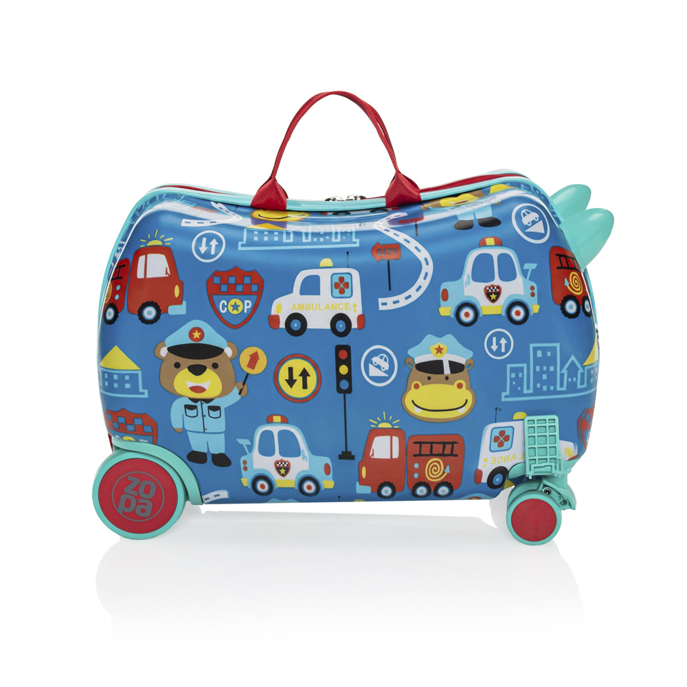 Dětský kufřík na kolečkách Pack&Ride, Traffic