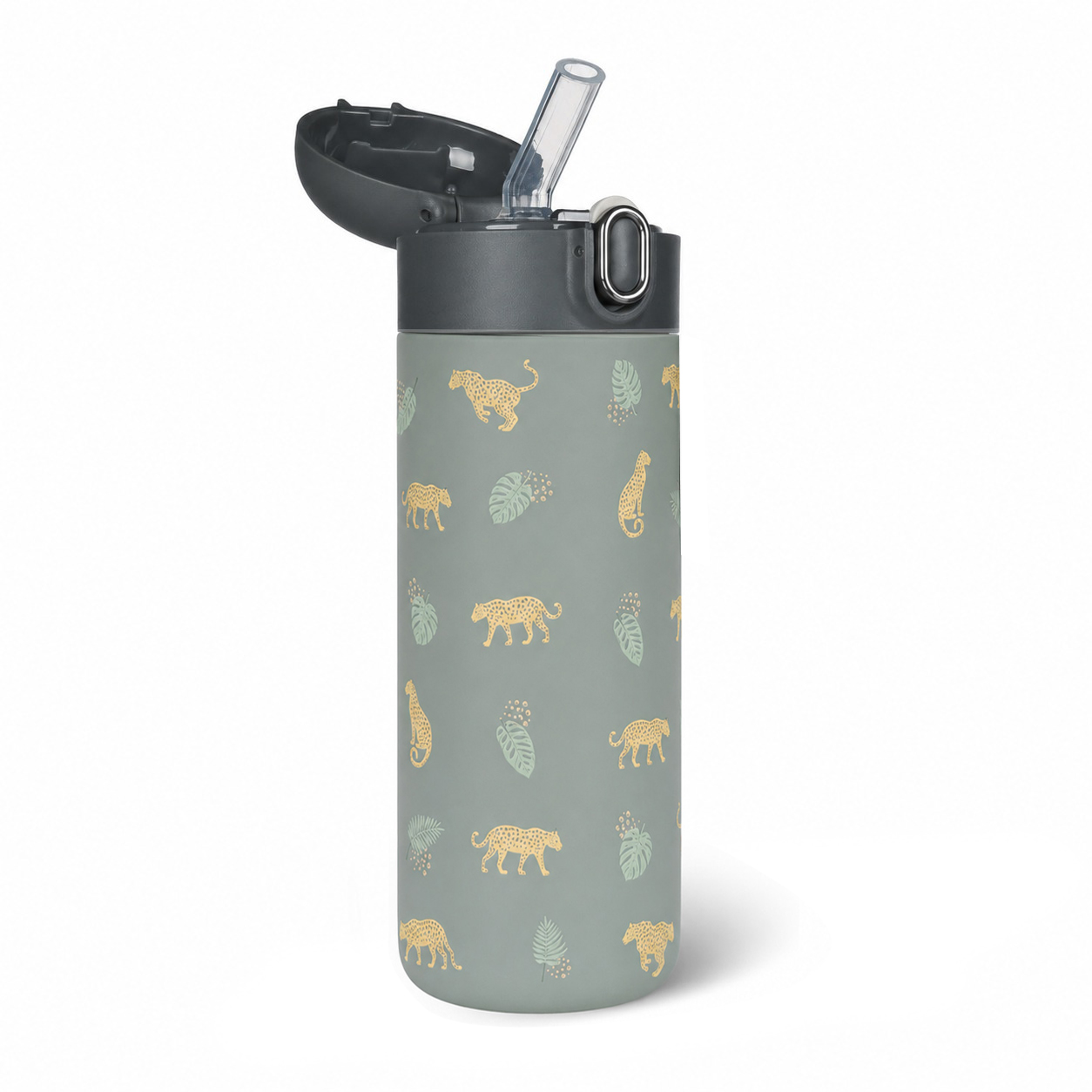 Termoska na tekutiny s brčkem 400 ml, Wild Gepard