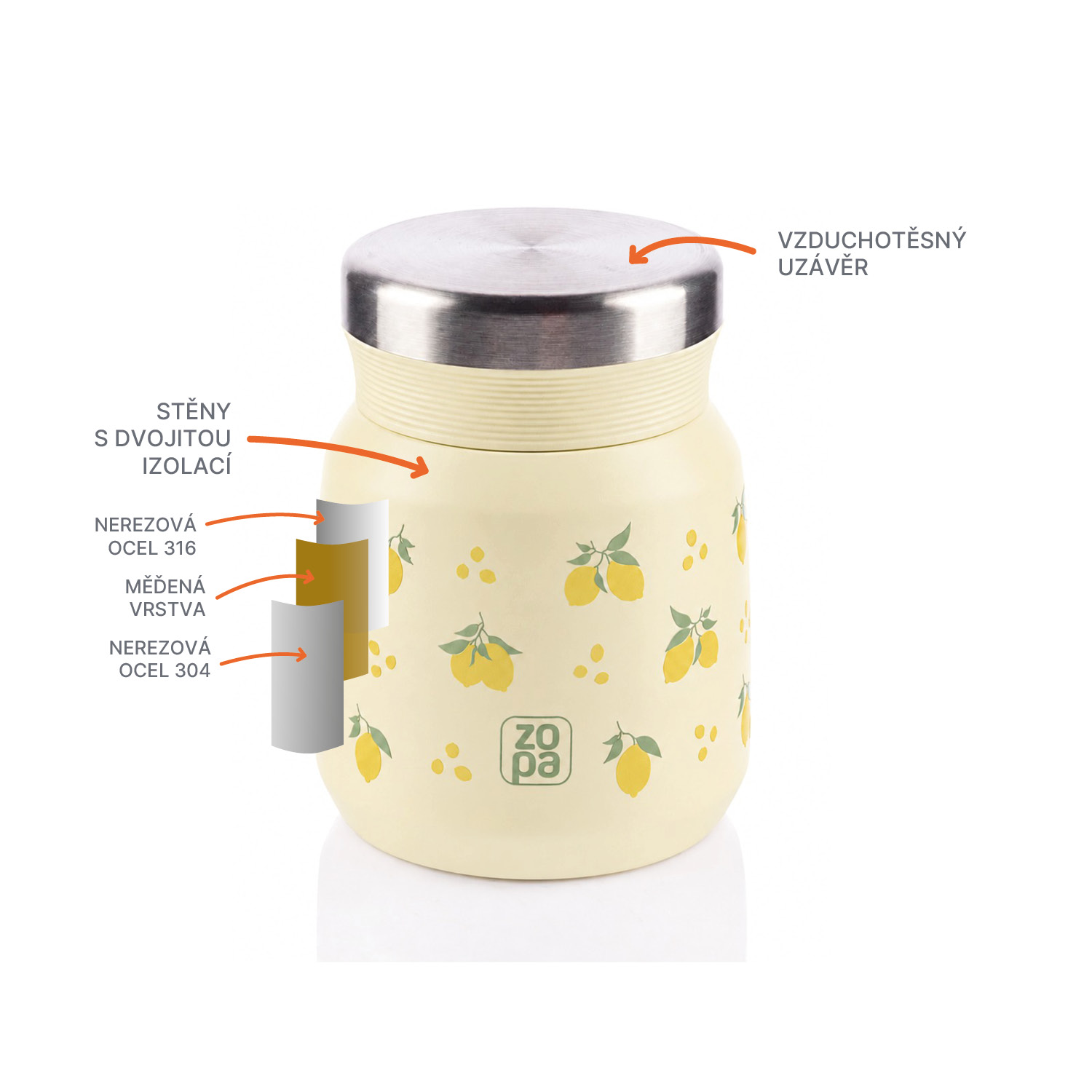Termoska na jídlo 300 ml, Limoncello
