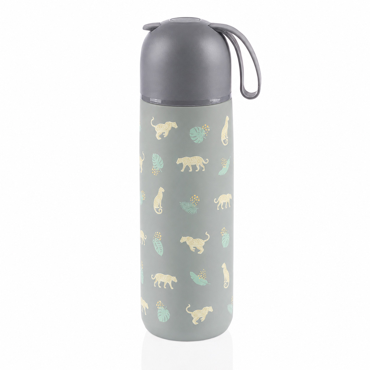 Termoska na tekutiny se silikonovým držákem 400 ml, Wild Gepard