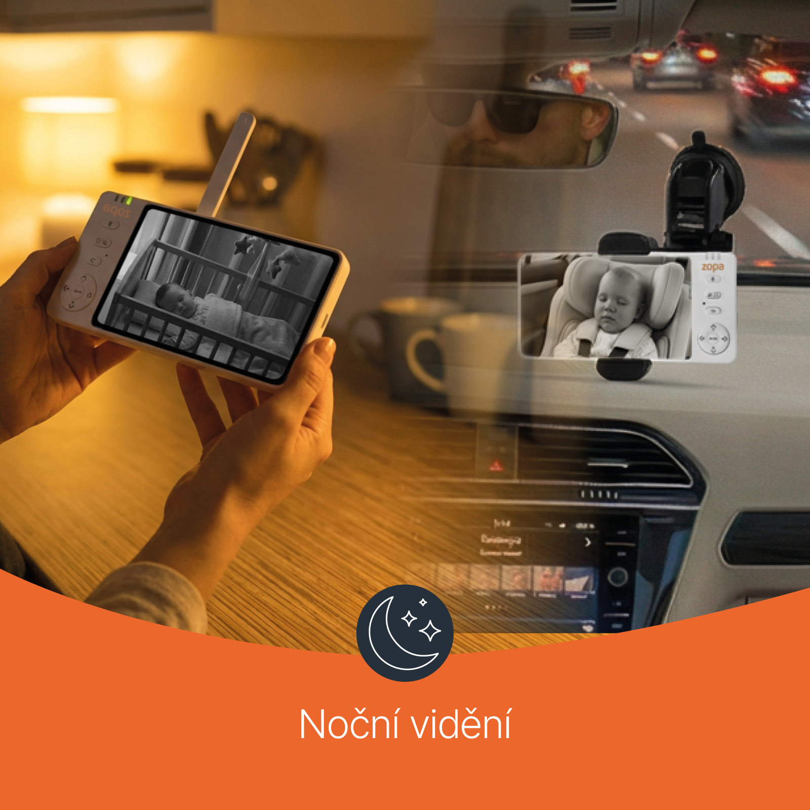 Digitální video monitor Home & Car 3v1