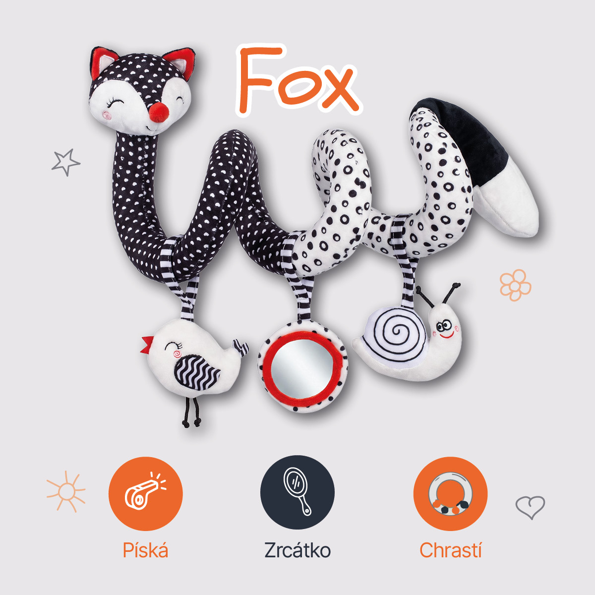 Senzorická aktivity hrazda, Fox