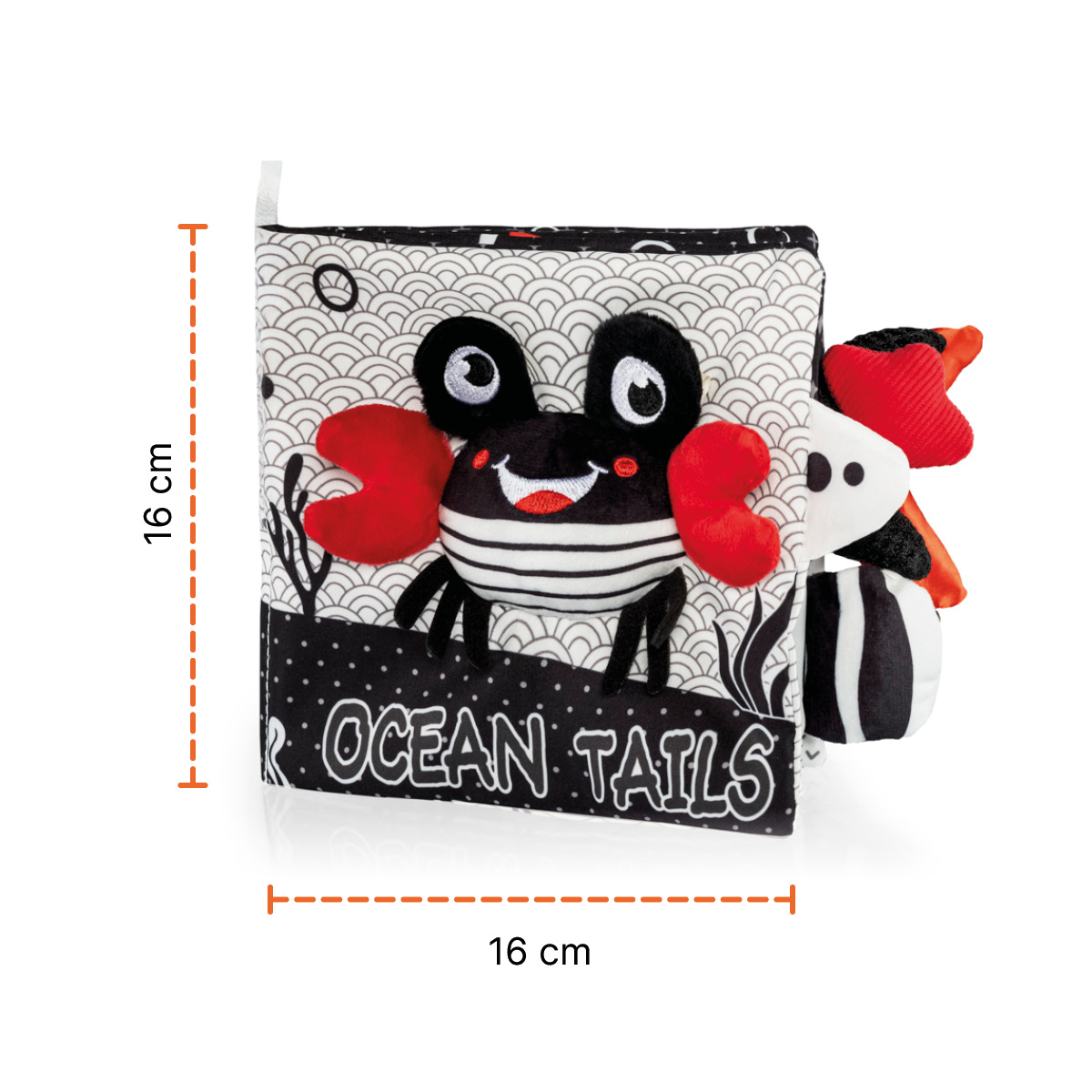 Senzorická plyšová knížka, Panda