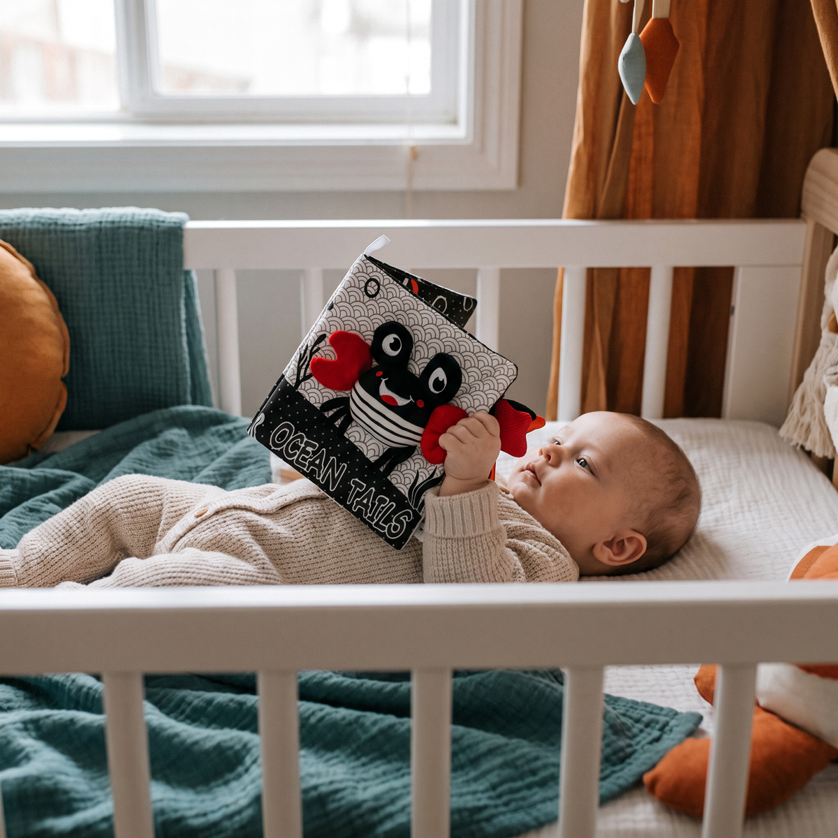 Senzorická plyšová knížka, Panda