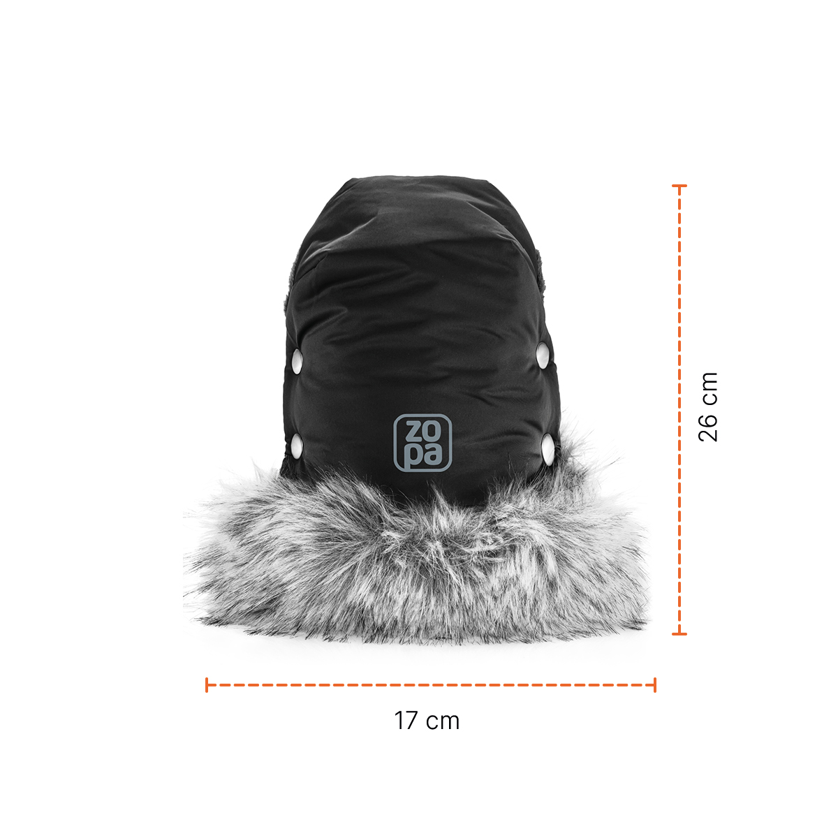 Zimní rukavice Fluffy 2, Arctic Black