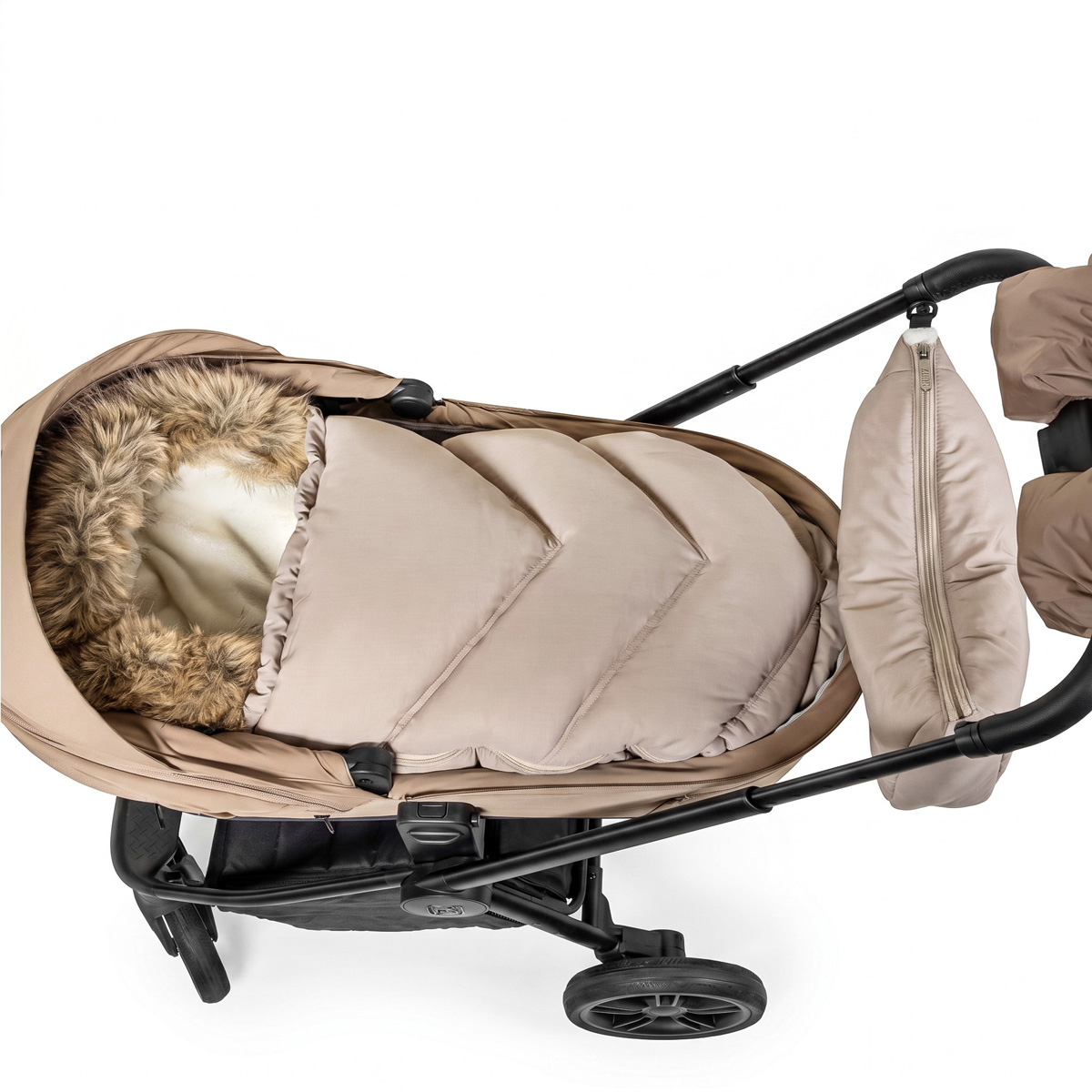 Zimní fusak Fluffy Combi, Creamy Beige