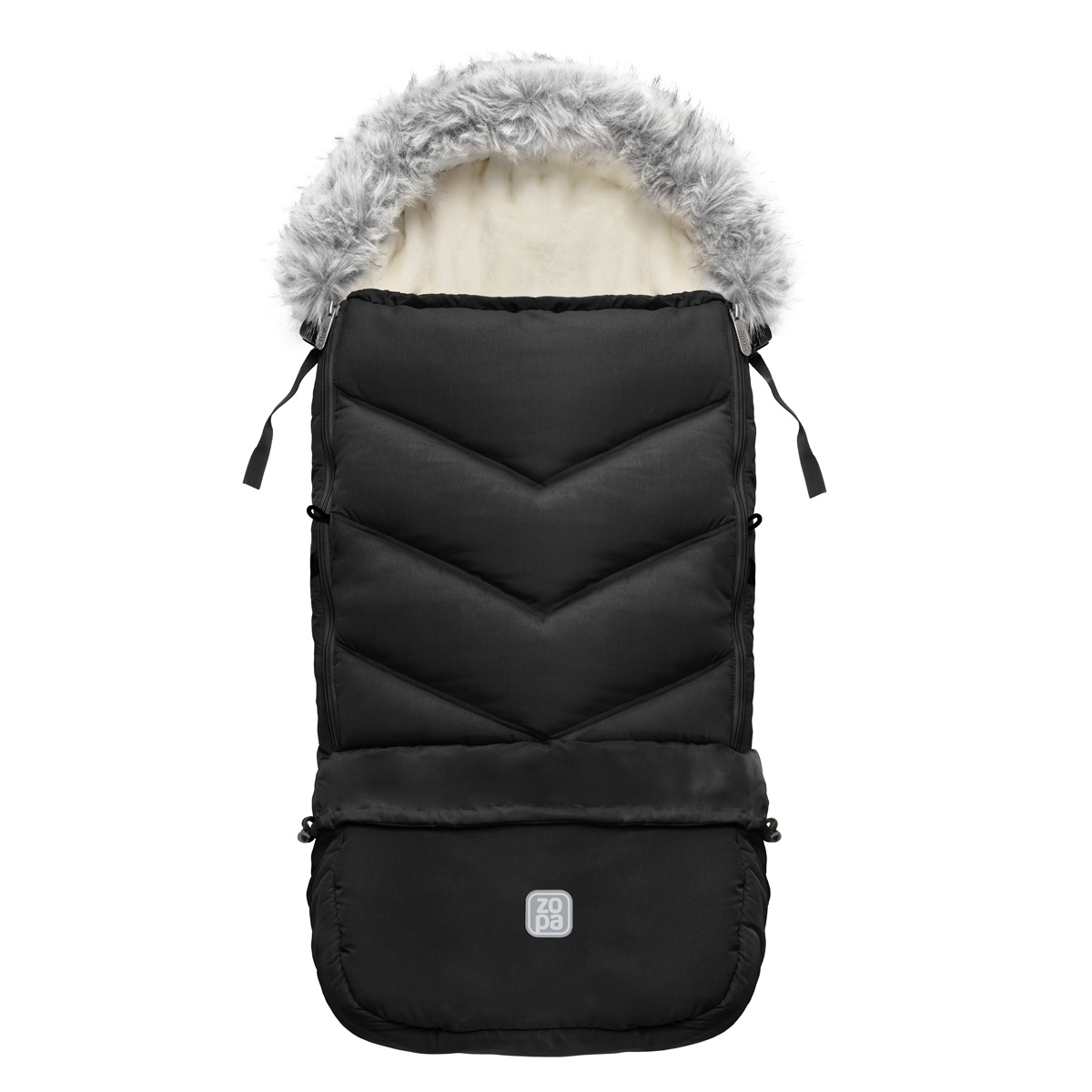 Zimní fusak Fluffy Combi, Arctic Black