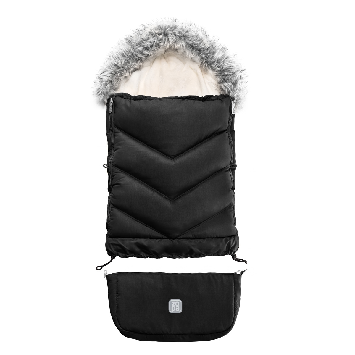 Zimní fusak Fluffy Combi, Arctic Black