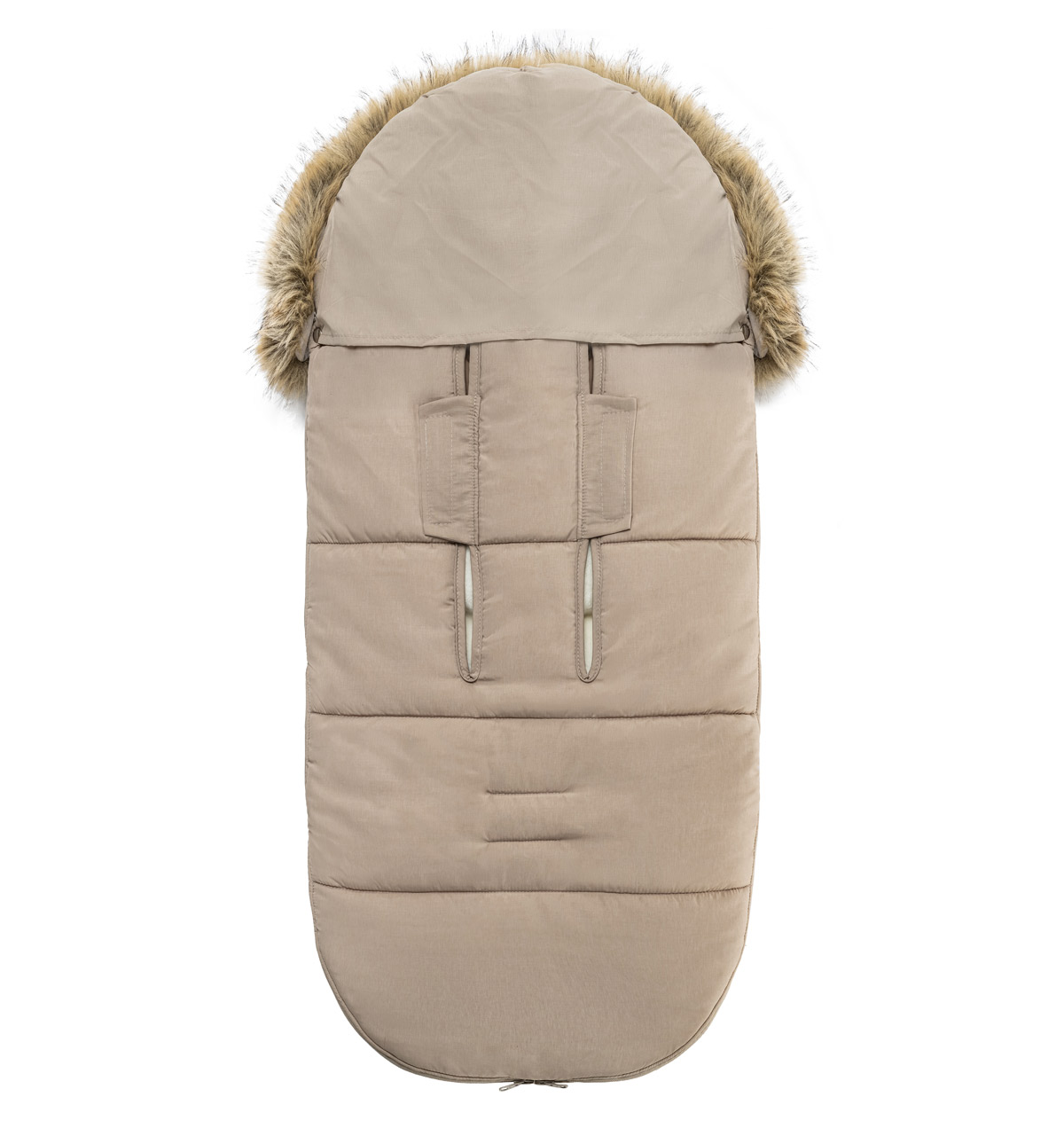 Zimní fusak Fluffy, Creamy Beige