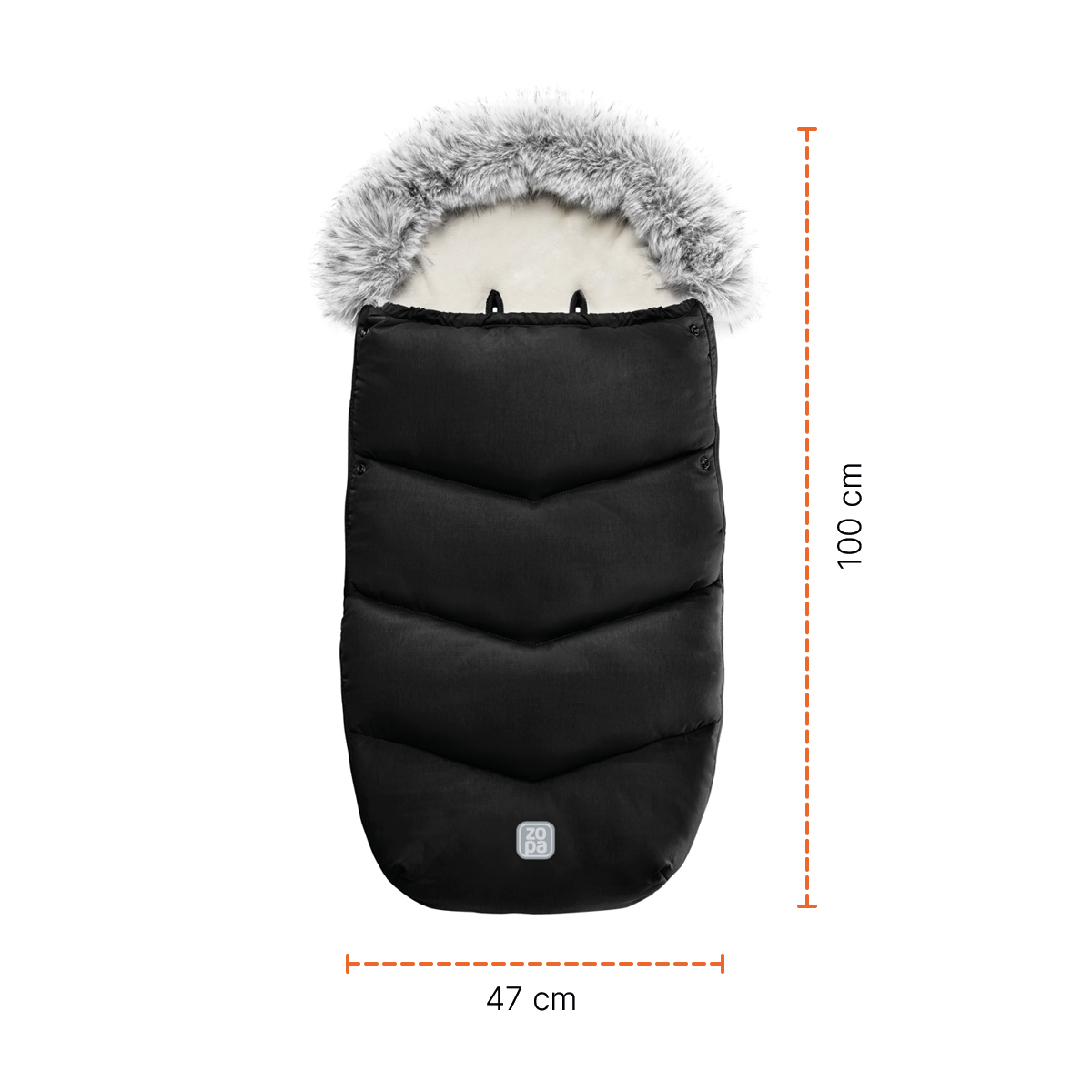 Zimní fusak Fluffy, Arctic Black