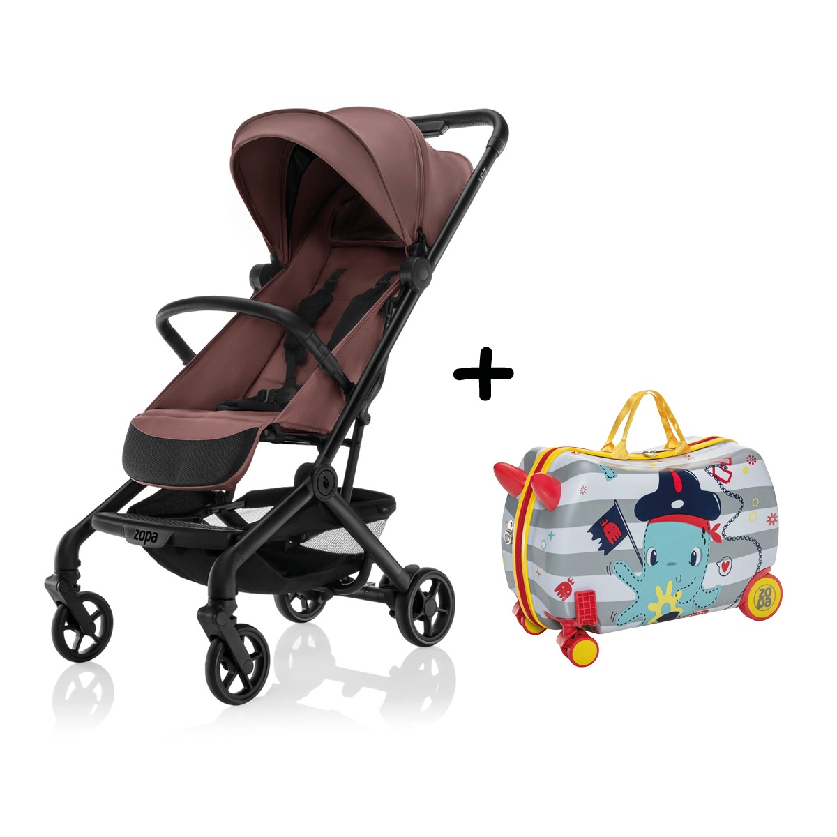 Sportovní kočárek Jet + kufřík Pack&Ride ZDARMA, Amber Brown