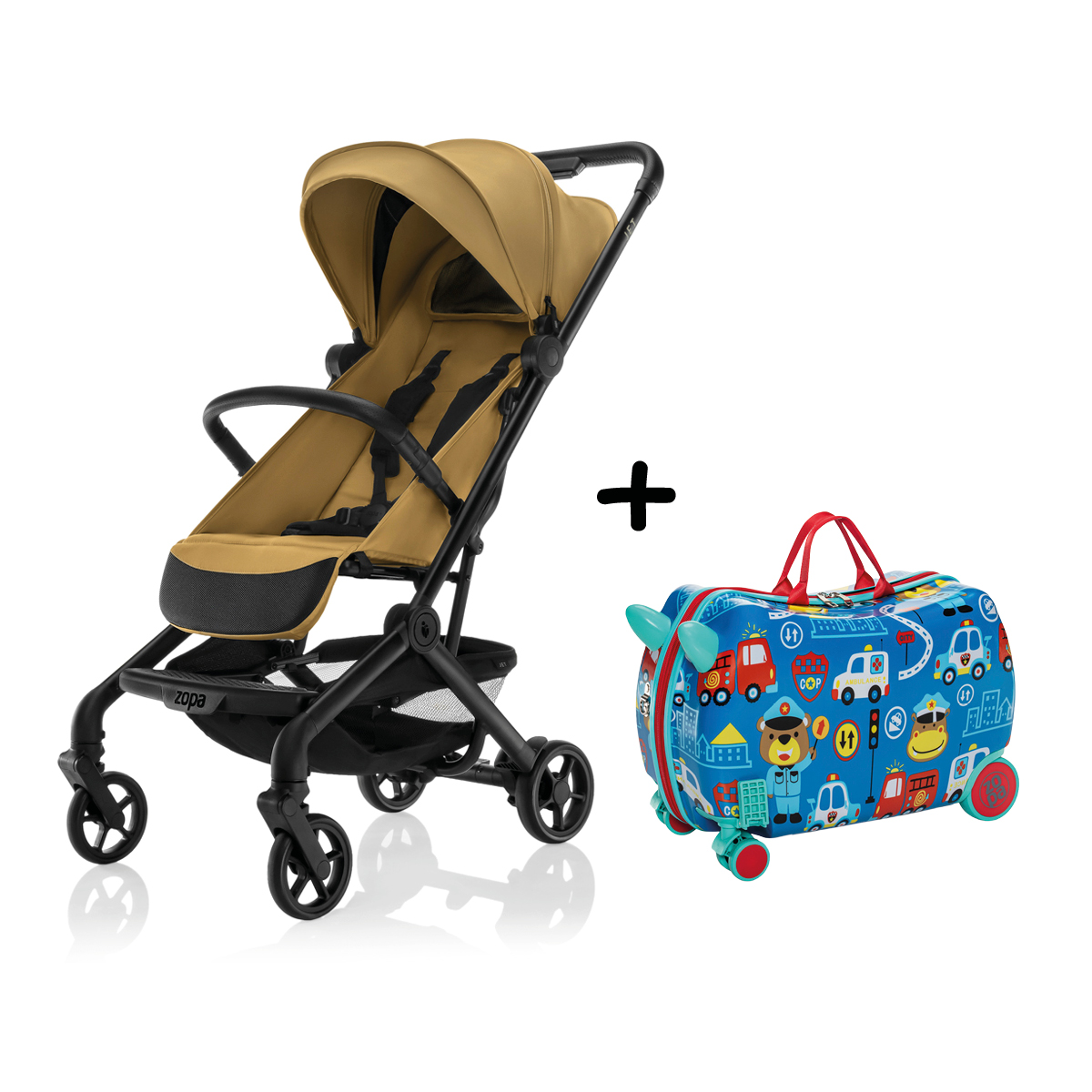 Sportovní kočárek Jet + kufřík Pack&Ride ZDARMA, Kodi Bronze