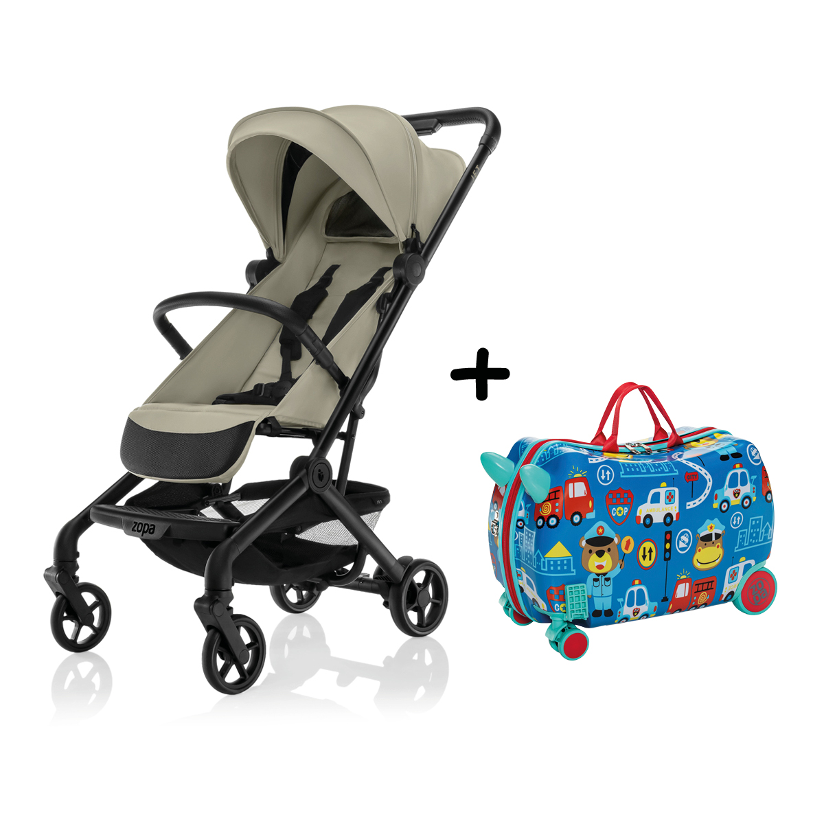 Sportovní kočárek Jet + kufřík Pack&Ride ZDARMA, Boss Grey