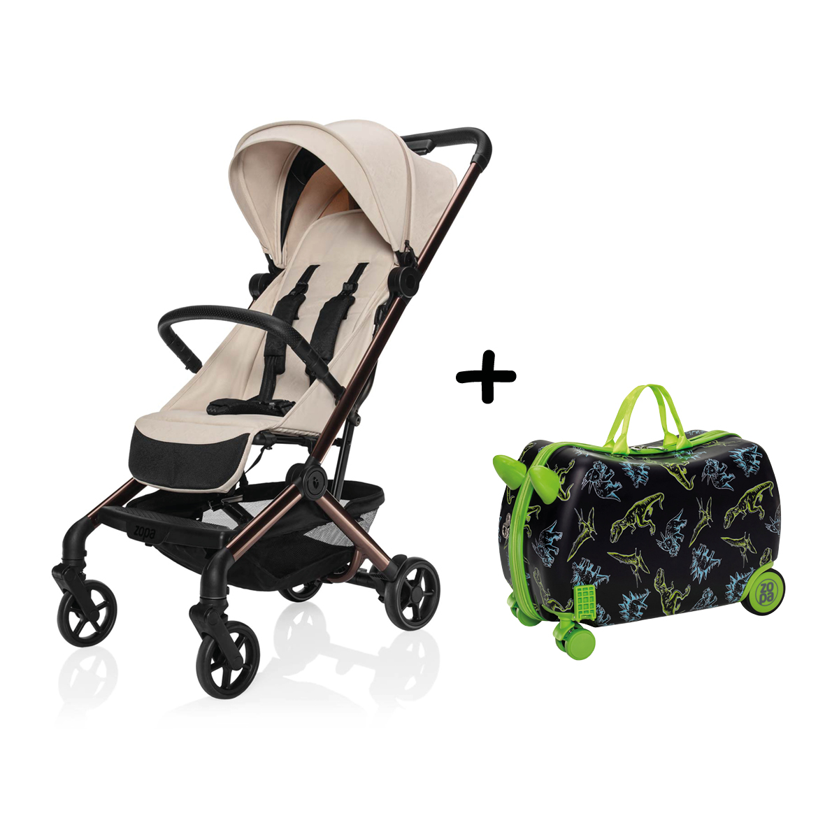 Sportovní kočárek Jet + kufřík Pack&Ride ZDARMA, Quartz Beige