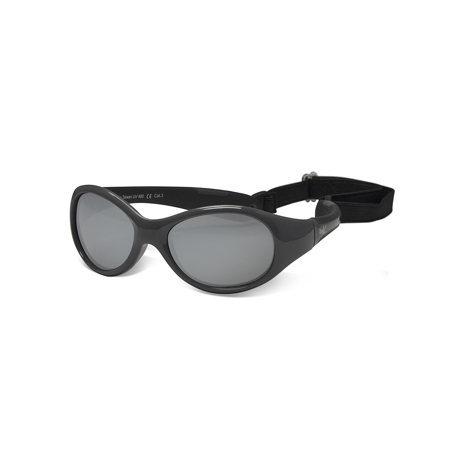 REAL SHADES Sluneční brýle Explorer 0+, Graphite/Black