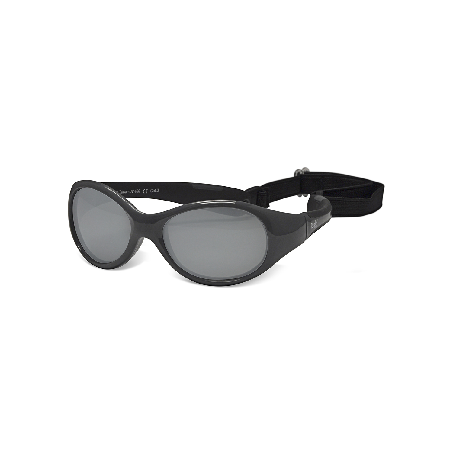 REAL SHADES Sluneční brýle Explorer 4+, Graphite/Black