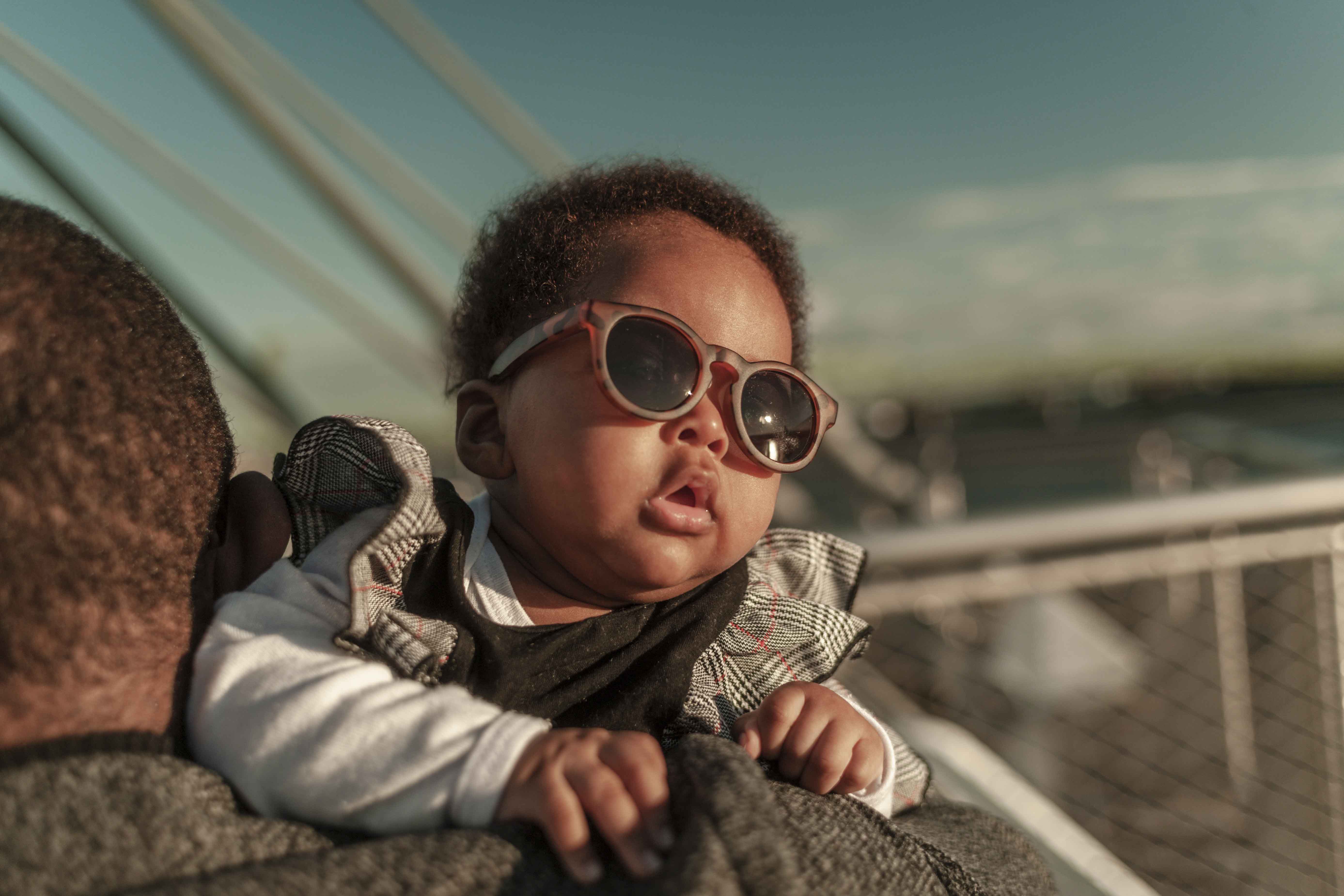 REAL SHADES Sluneční brýle Surf 0+, Black