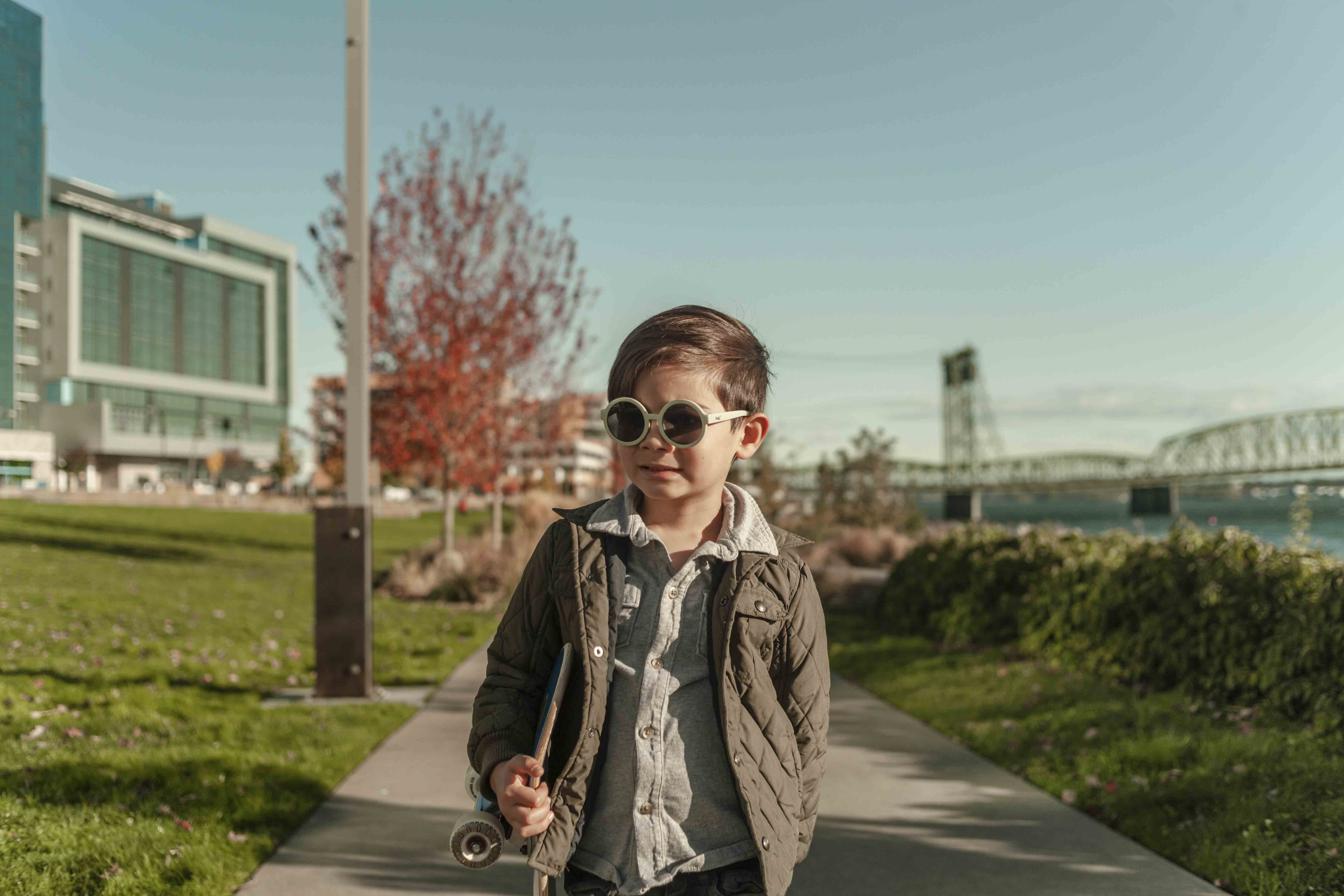 REAL SHADES Sluneční brýle Chill 4+, Dusty Rose