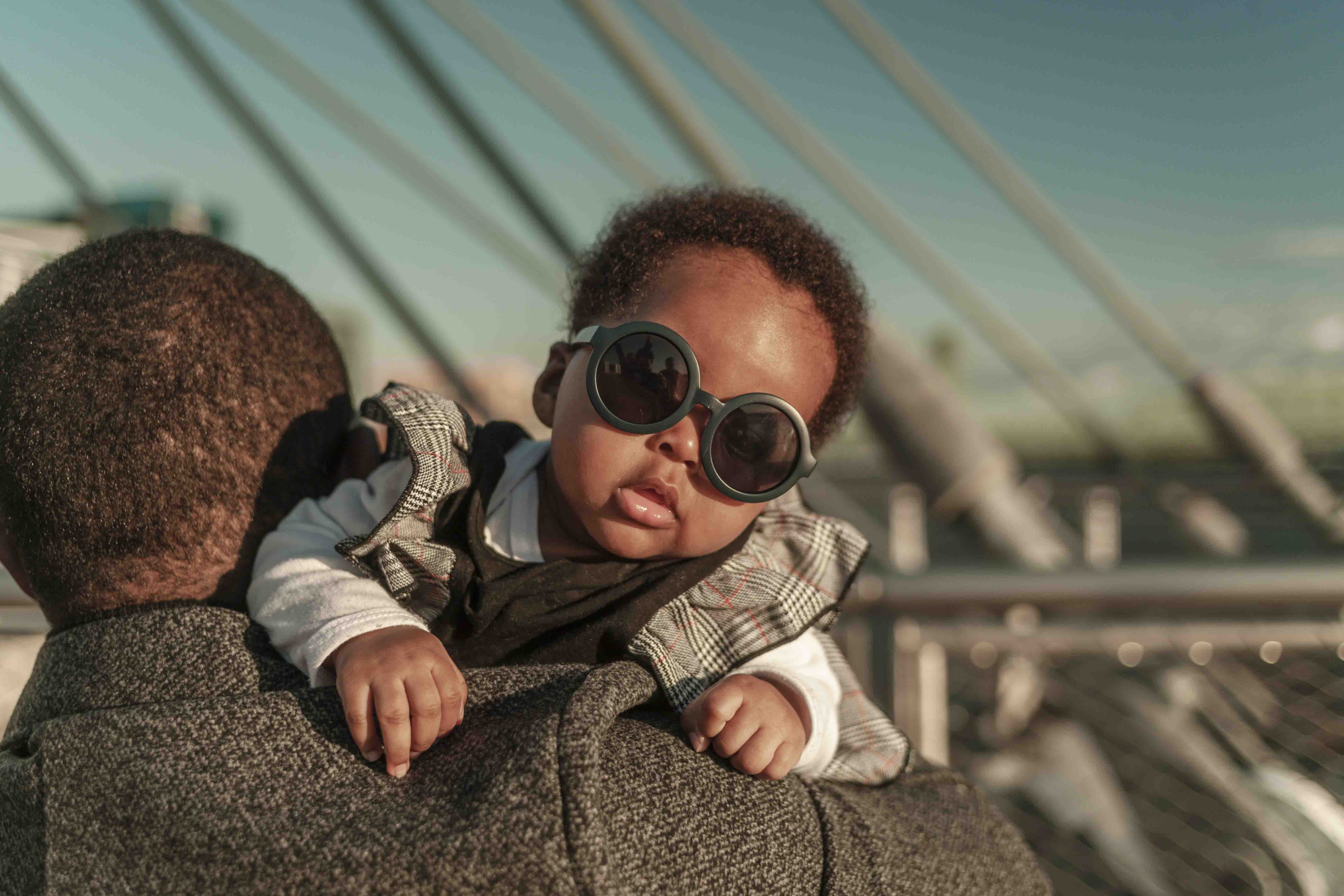 REAL SHADES Sluneční brýle Chill 0+, Black