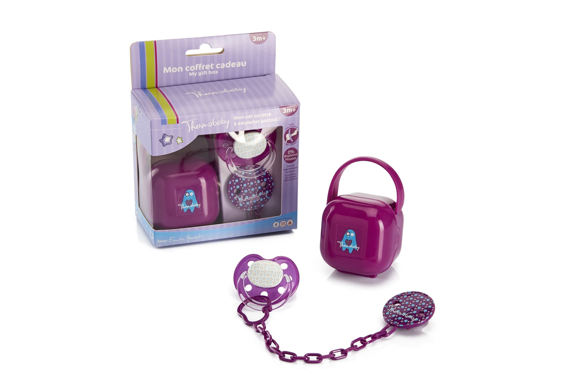THERMOBABY Dudlíkový dárkový set, Monster