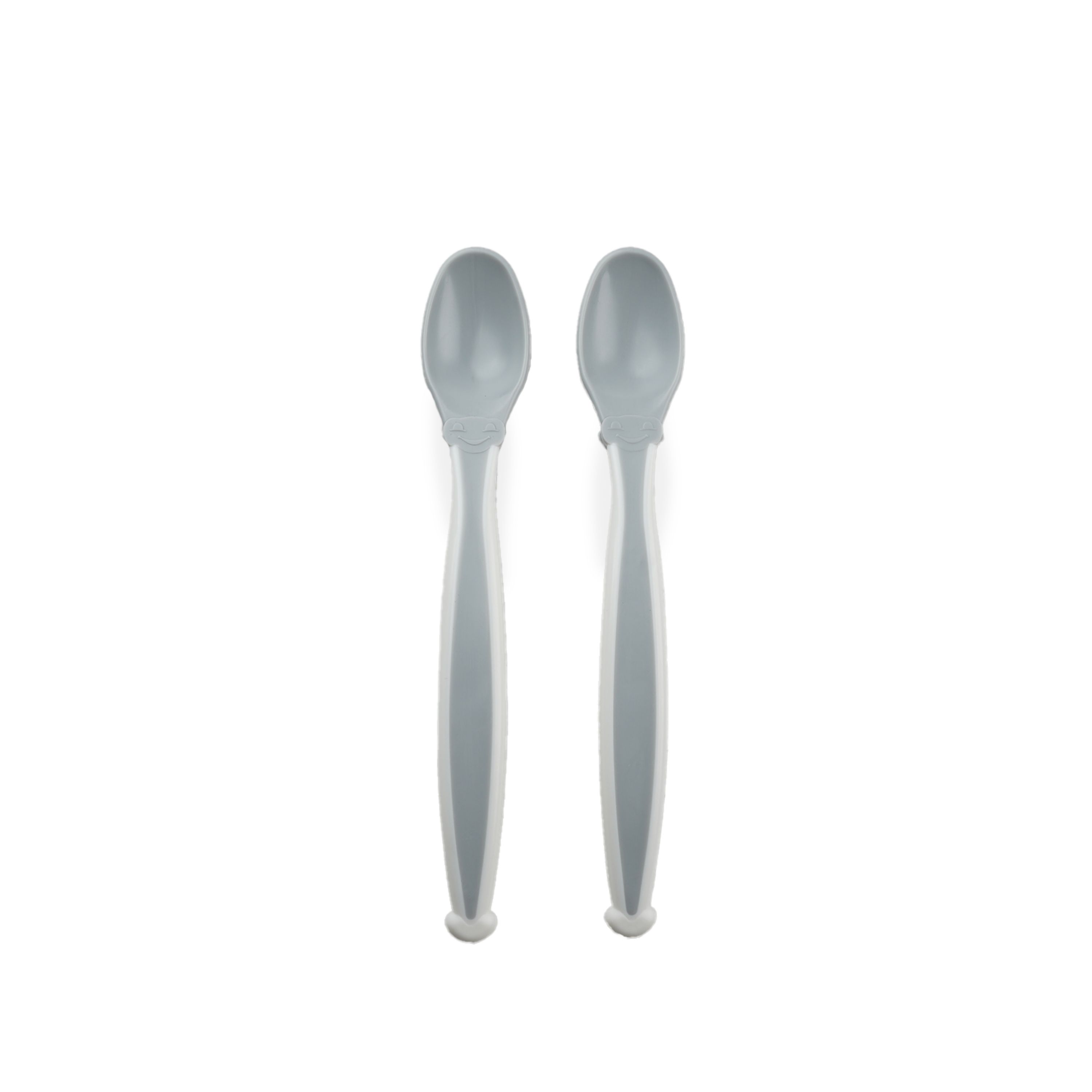 THERMOBABY Sada dvou měkkých lžiček, Grey Charm