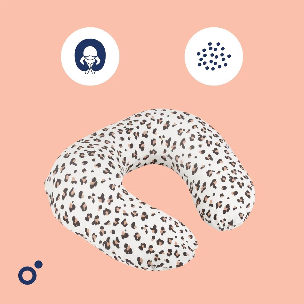 DOOMOO Doomoo Softy multifunkční polštář, LEOPARD CREAM