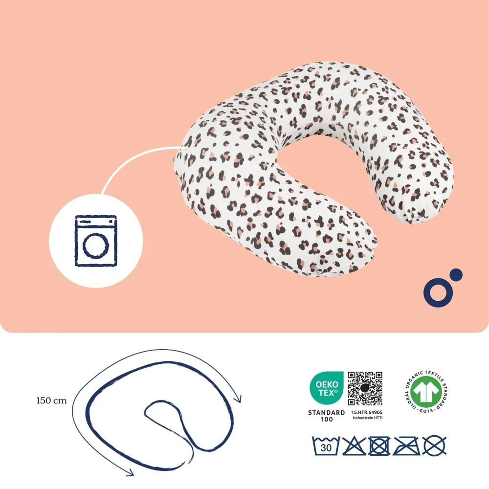 DOOMOO Doomoo Softy multifunkční polštář, LEOPARD CREAM