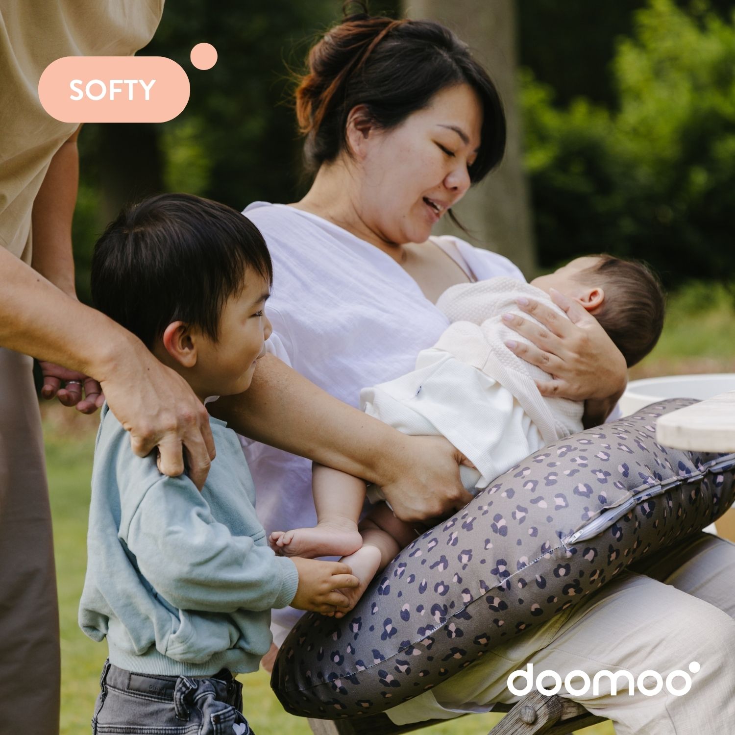 DOOMOO Doomoo Softy multifunkční polštář, LEOPARD BRONZE