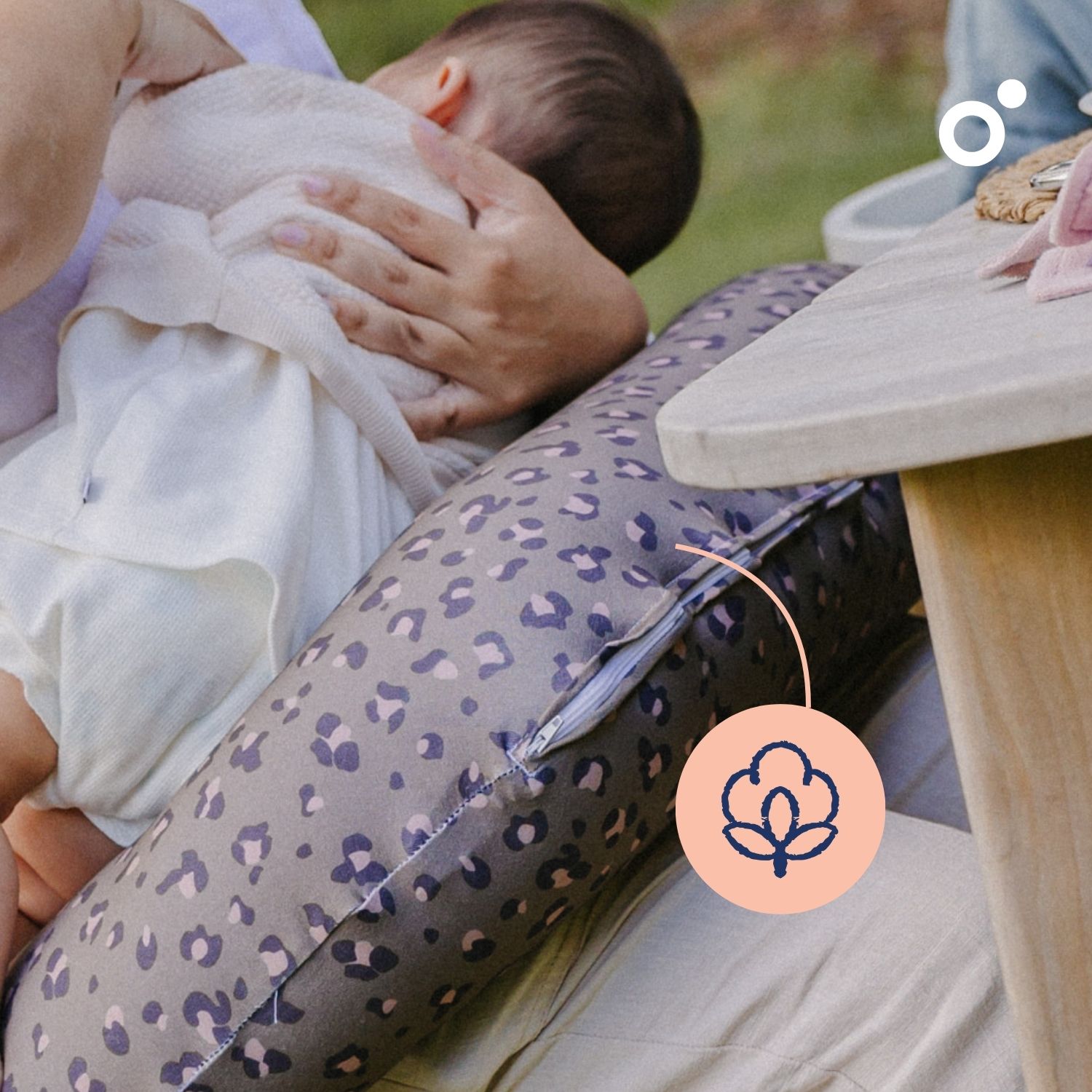 DOOMOO Doomoo Softy multifunkční polštář, LEOPARD BRONZE