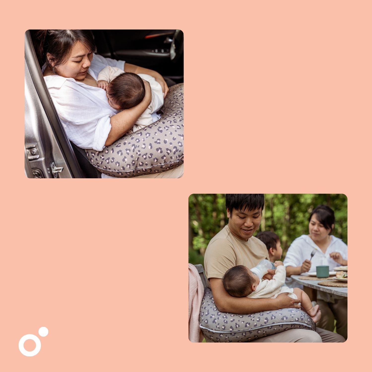 DOOMOO Doomoo Softy multifunkční polštář, LEOPARD BRONZE