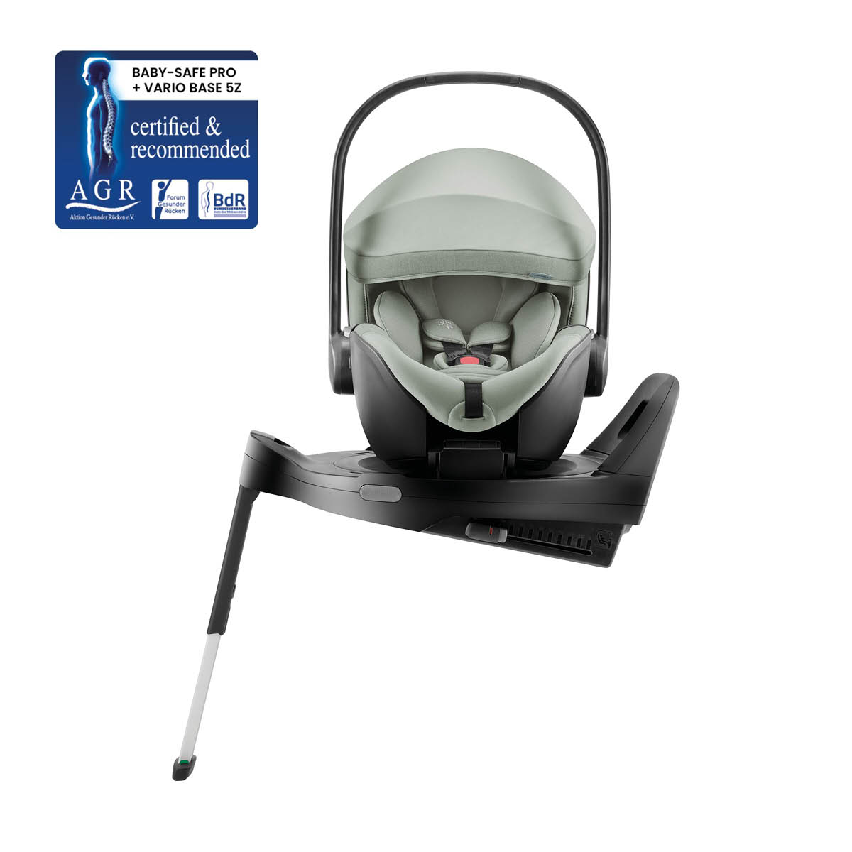 Autosedačka Baby-Safe Pro Vario Base 5Z Bundle Style, Sage Green