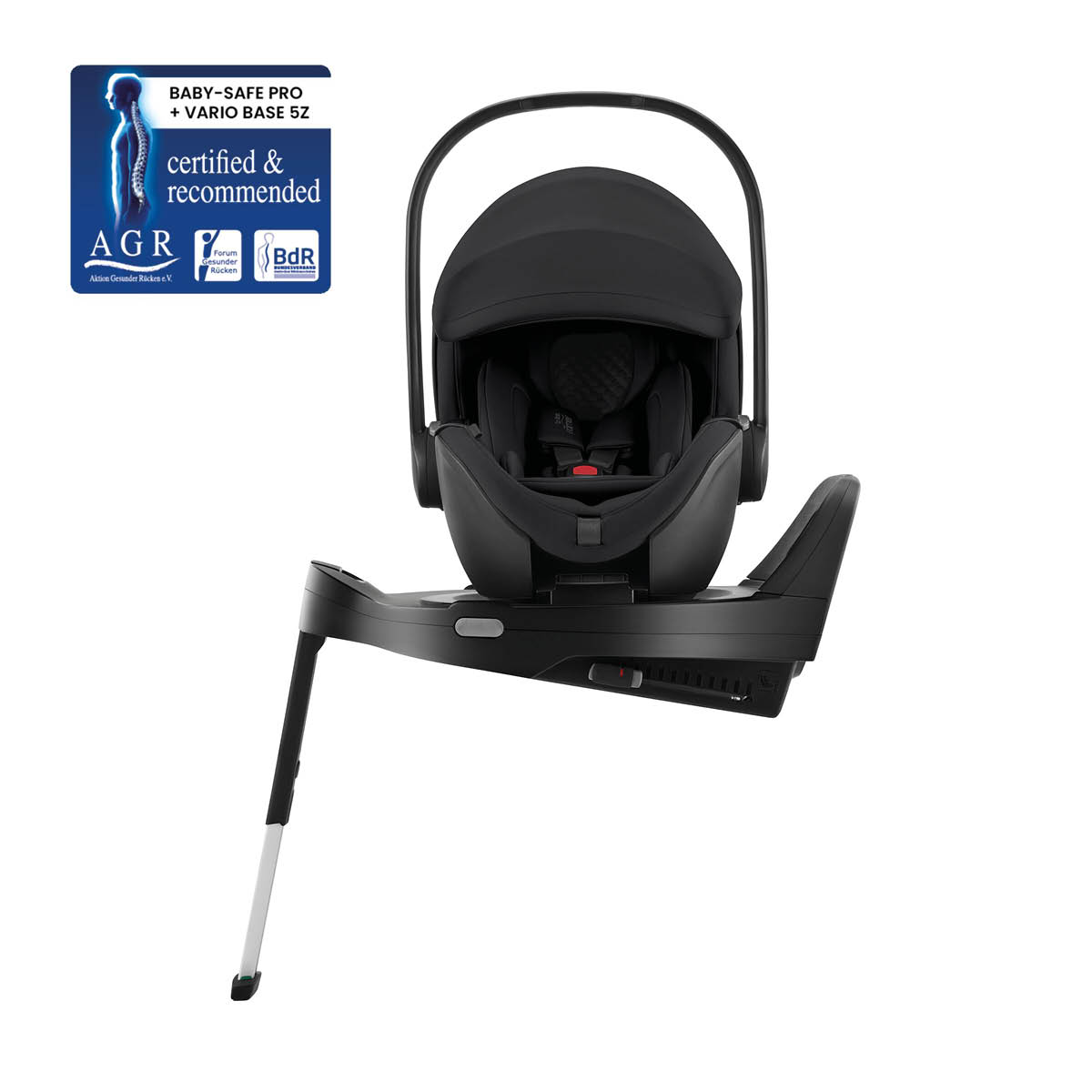 Autosedačka Baby-Safe Pro Vario Base 5Z Bundle Lux, Onyx Black