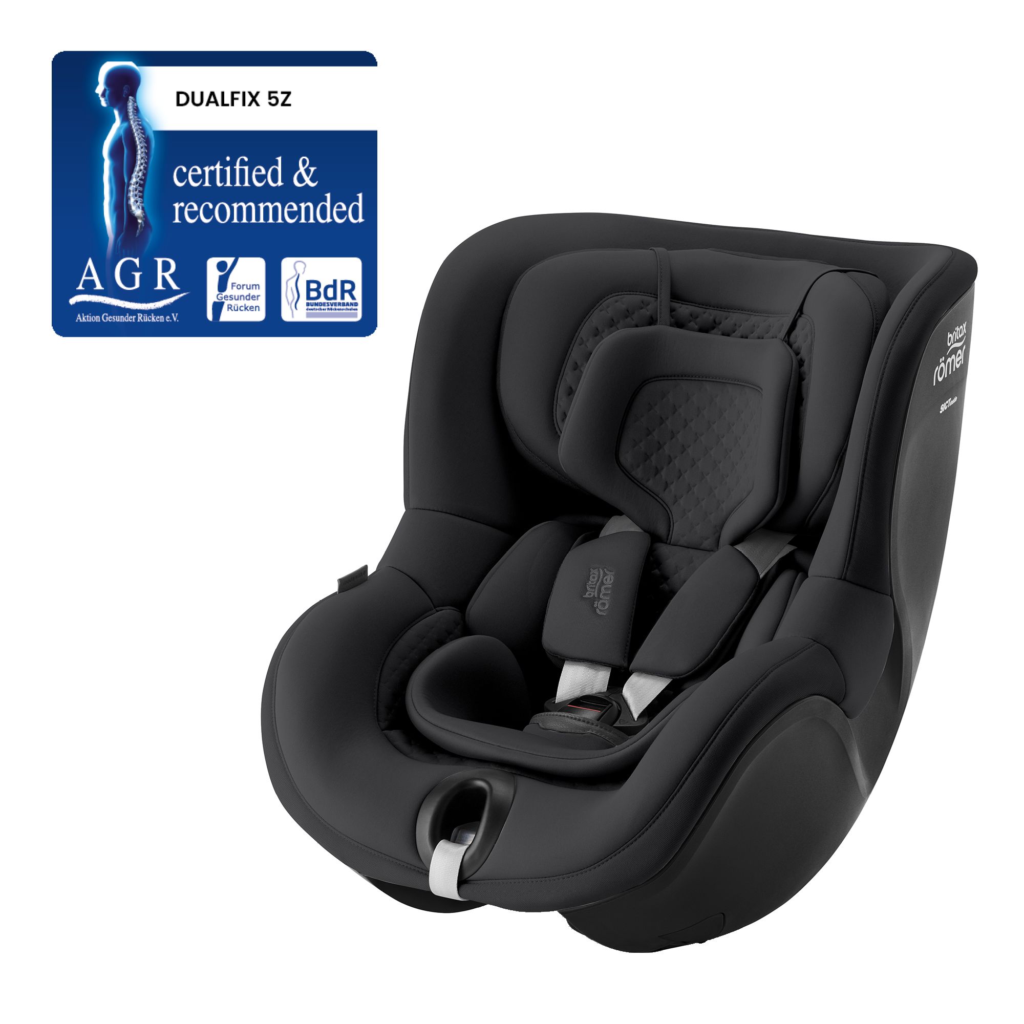 Autosedačka Dualfix 5Z Lux, Onyx Black