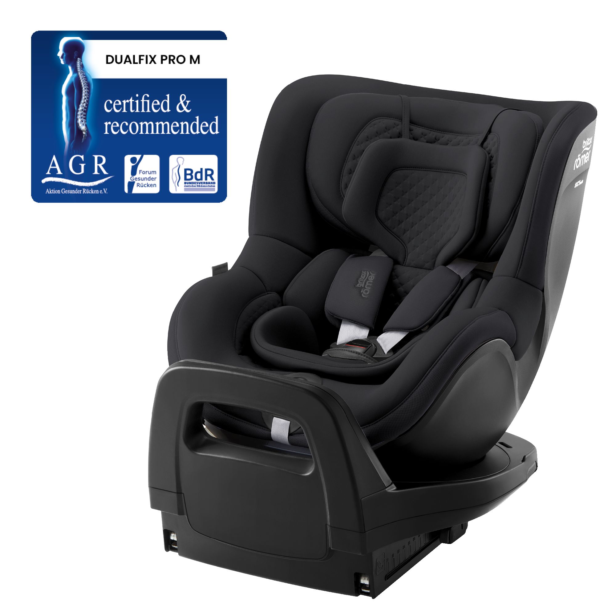 Autosedačka Dualfix Pro M Lux, Onyx Black