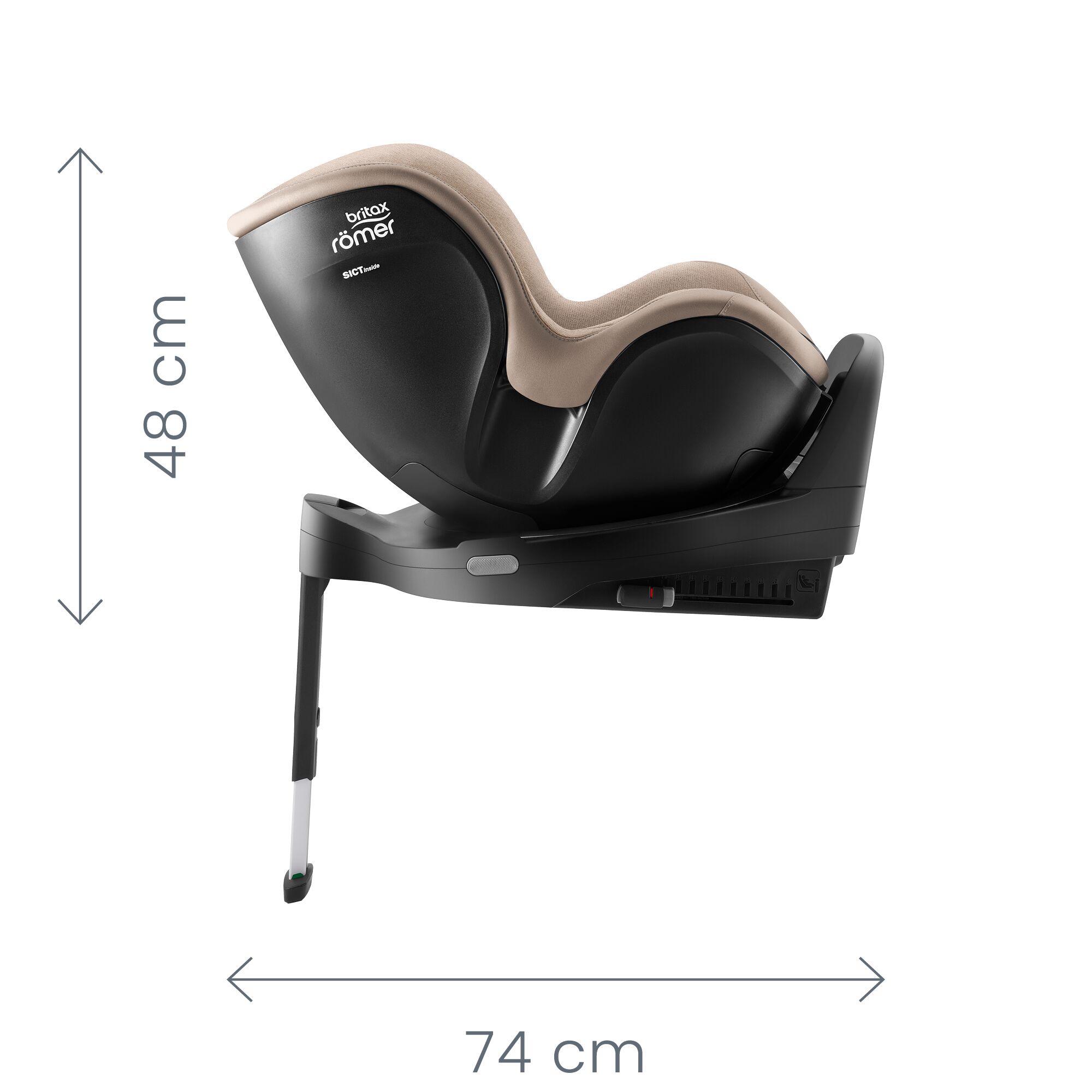 Autosedačka Dualfix Pro M Lux, Onyx Black