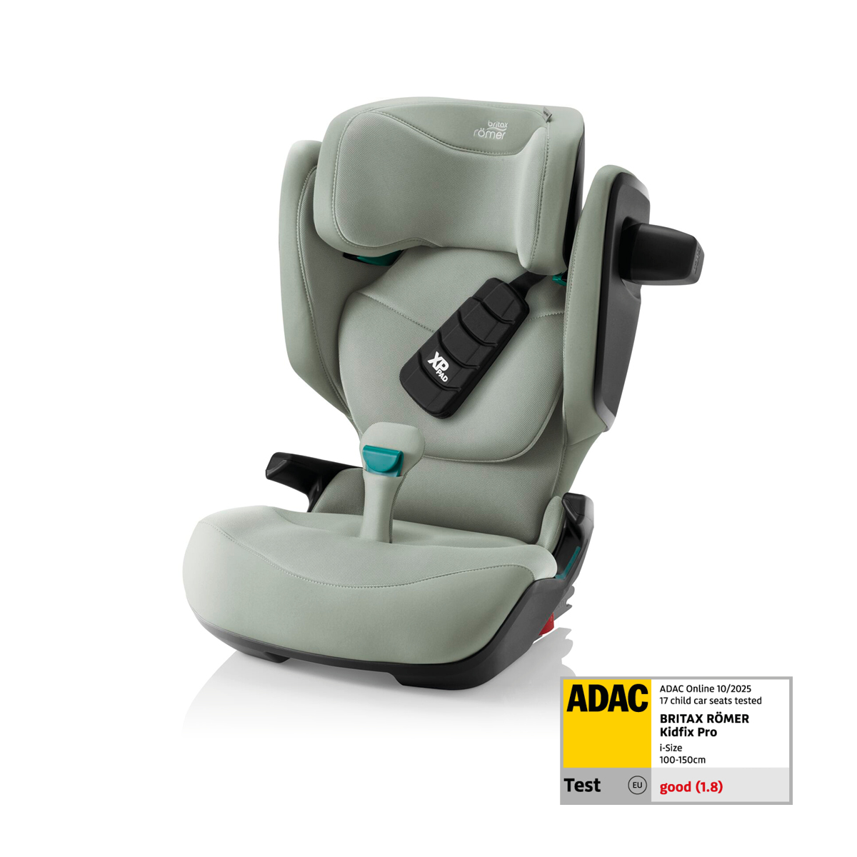 Autosedačka Kidfix Pro Style, Sage Green