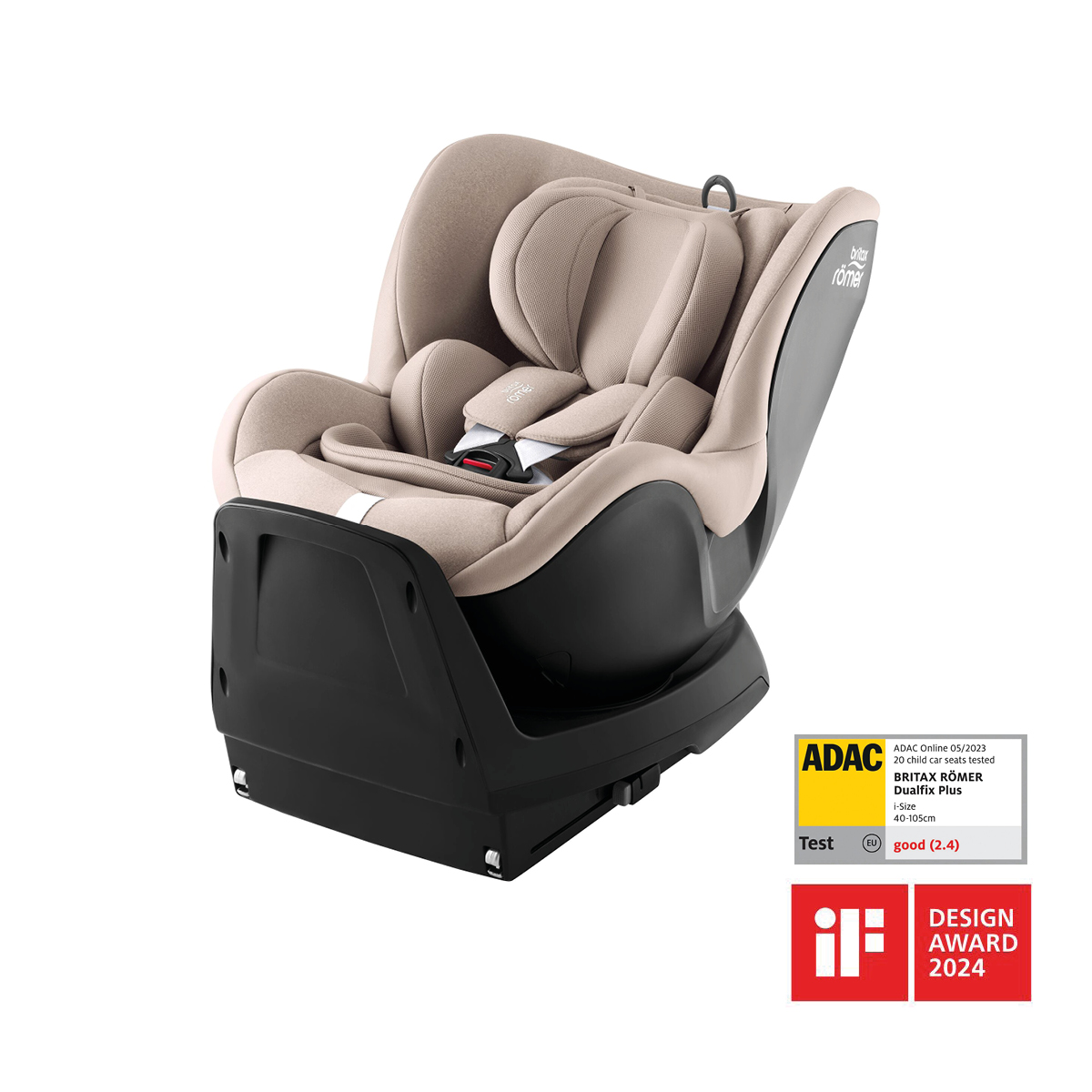 BRITAX Autosedačka Dualfix Plus Style, Teak
