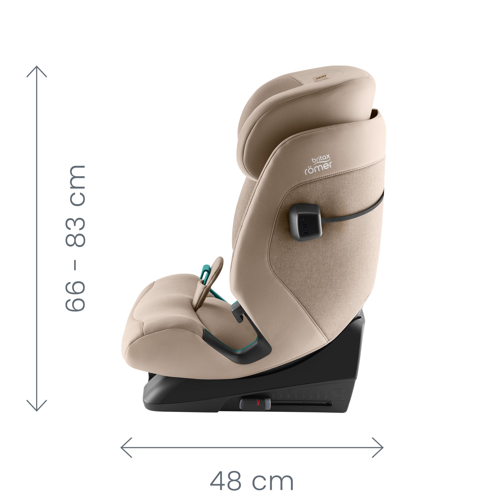 Autosedačka Safefix, Teak