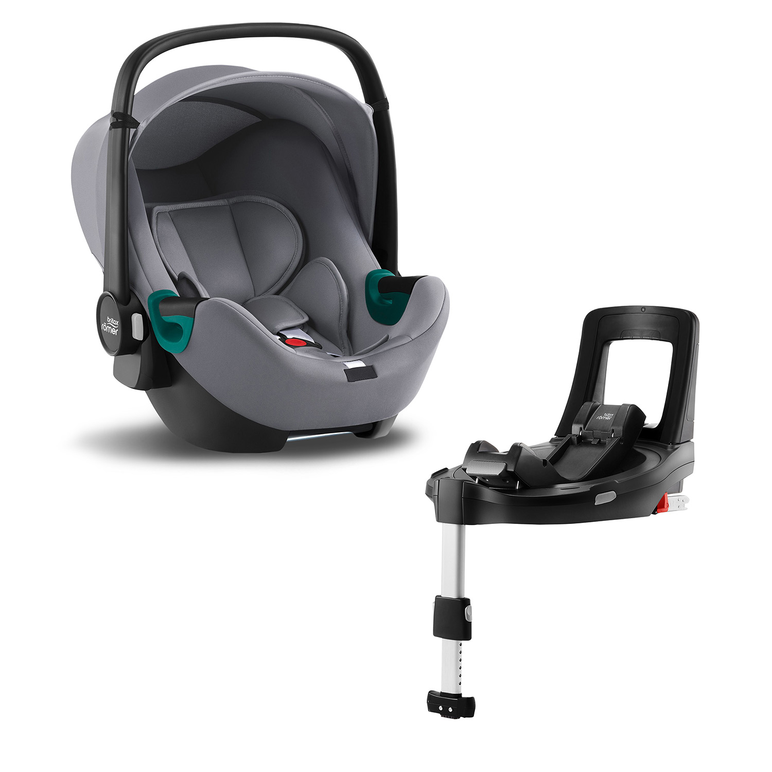 ROMER Baby-Safe 3 i-Size Bundle Flex 2023 Frost Grey