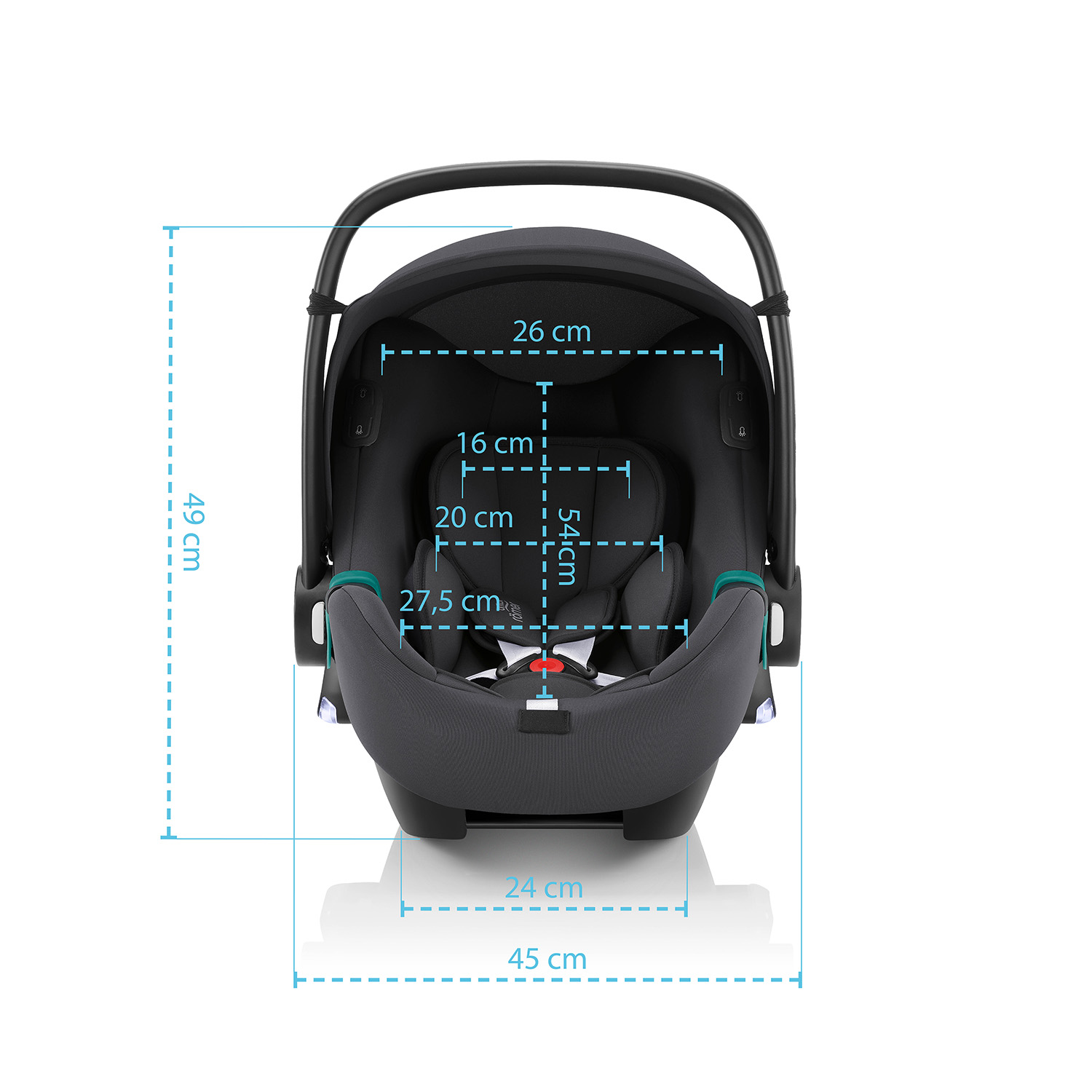 BRITAX Autosedačka Baby-Safe iSense, Frost Grey